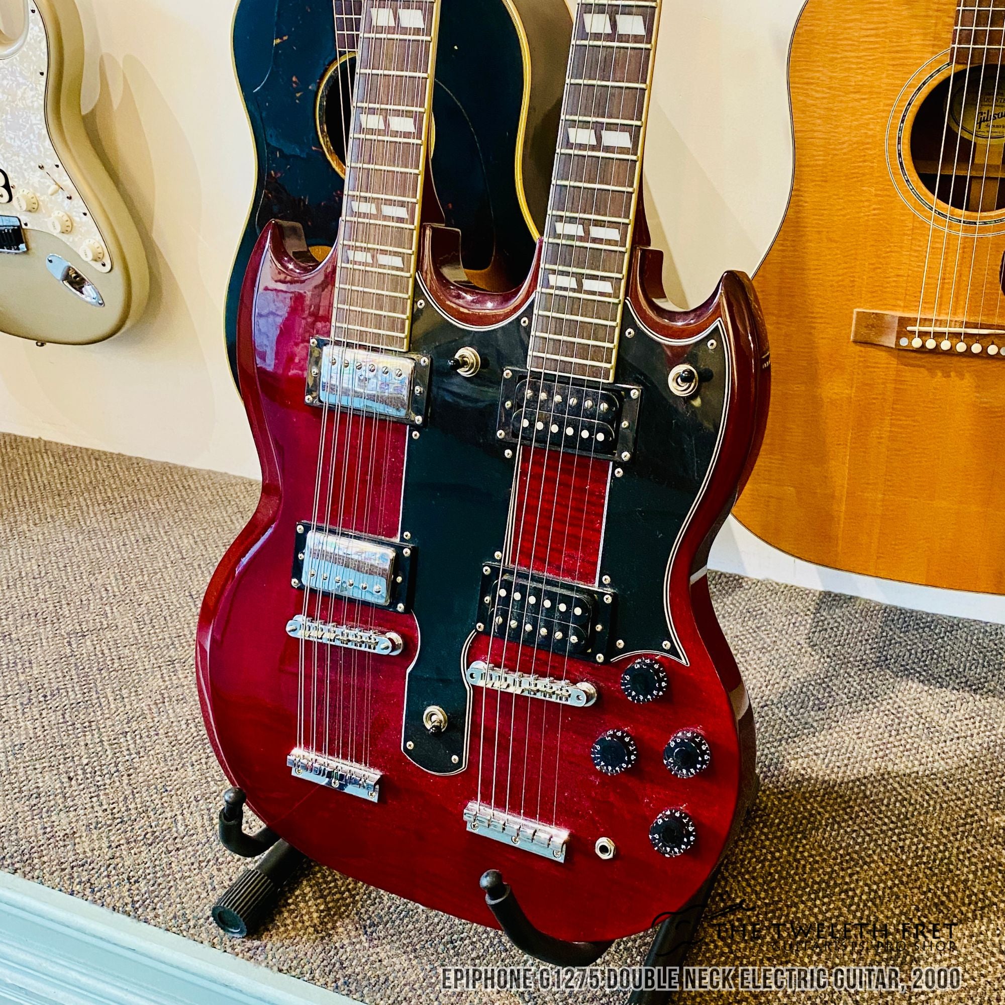 Epiphone G1275 Double Neck Electric Guitar, 2000 - The Twelfth Fret