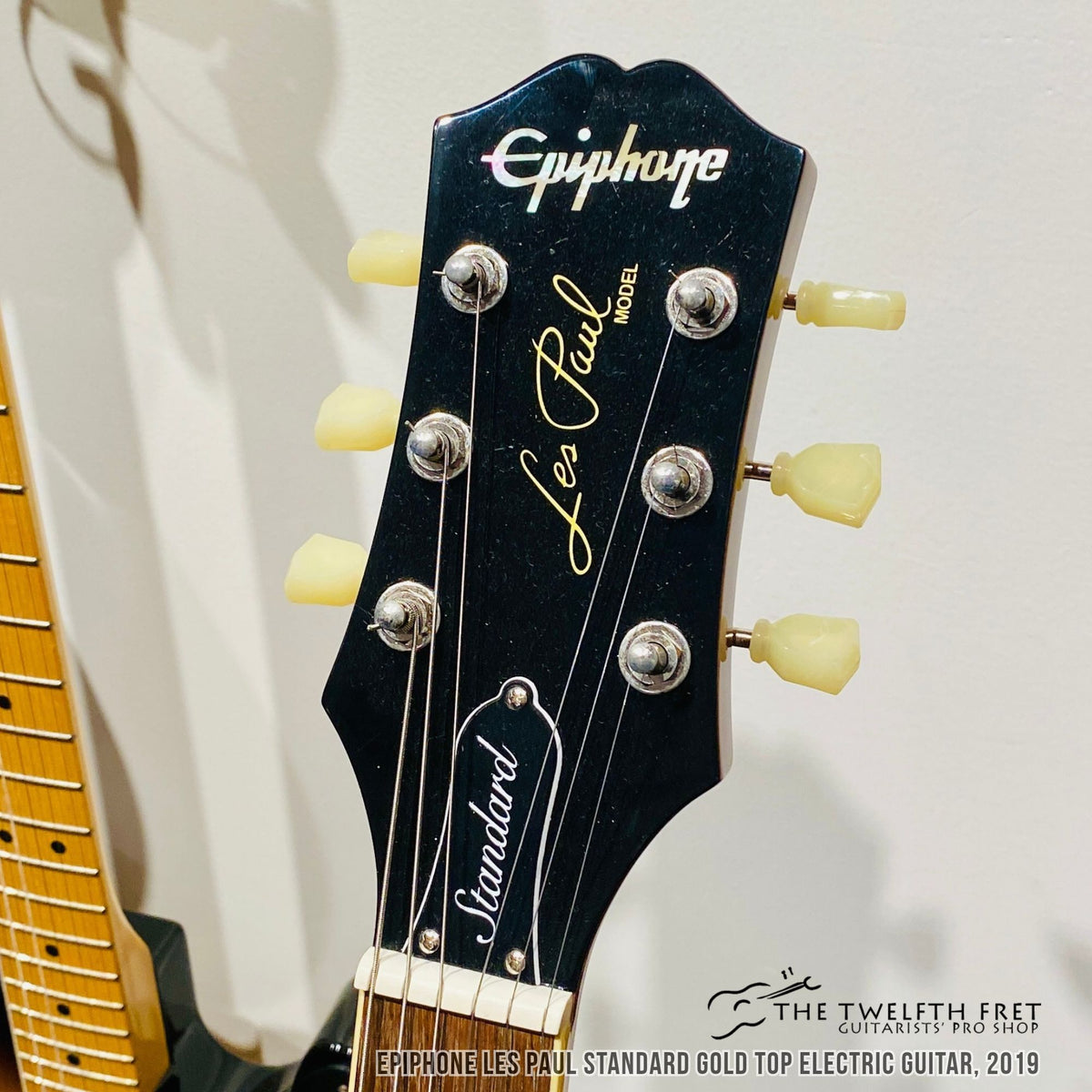 Epiphone Les Paul Standard Gold Top Electric Guitar 2019 - The Twelfth Fret