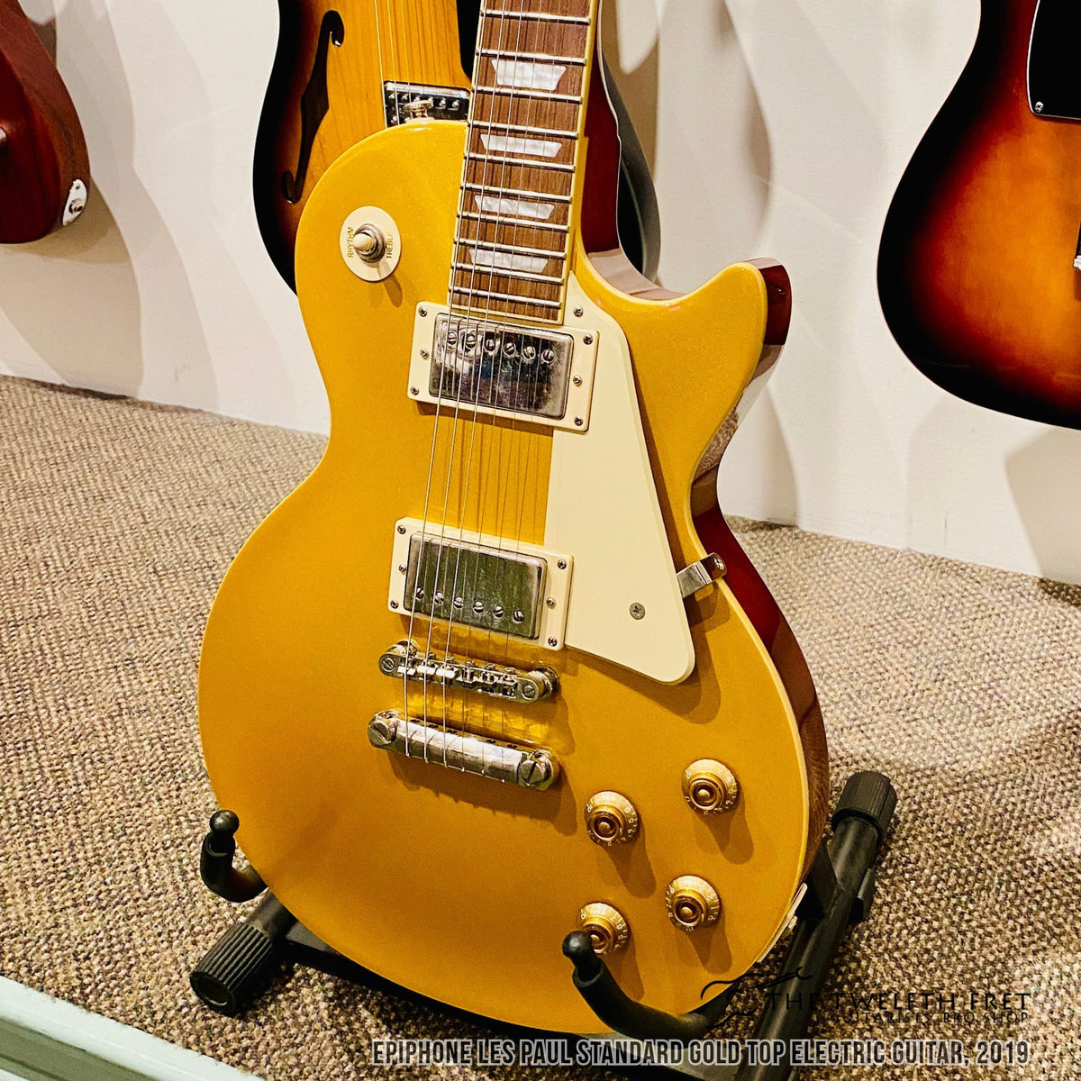 Epiphone Les Paul Standard Gold Top Electric Guitar 2019 - The Twelfth Fret