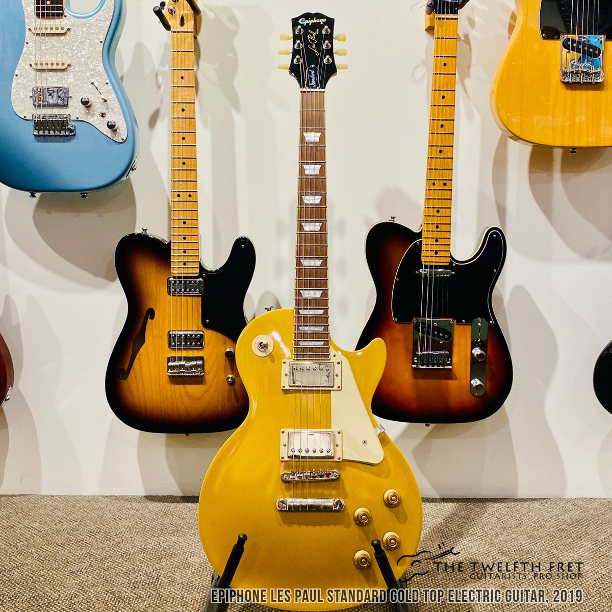 Epiphone Les Paul Standard Gold Top Electric Guitar 2019 - The Twelfth Fret