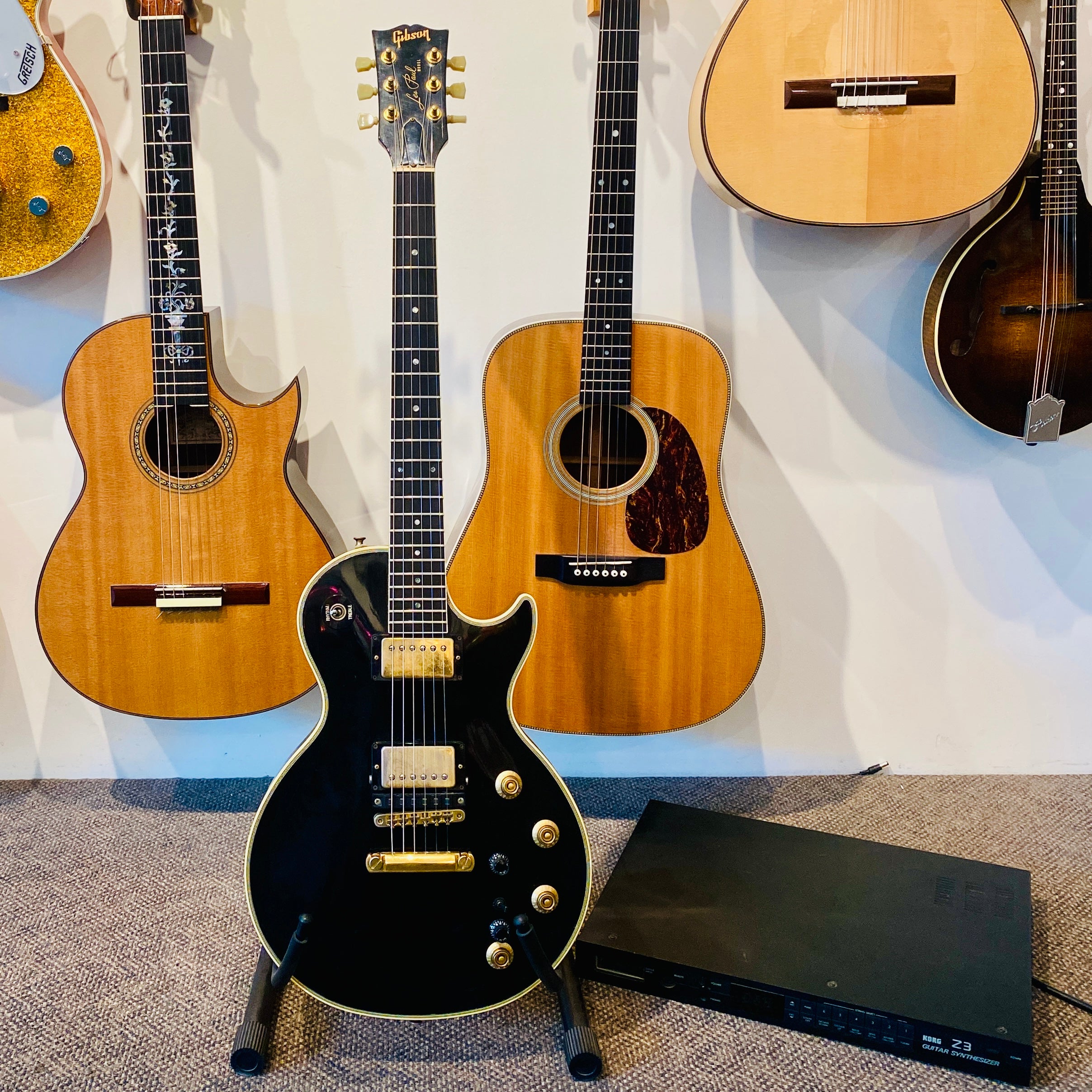 Gibson CS Les Paul Studio Custom Roland Ready Solidbody Electric Guitar, 1986 [USED]