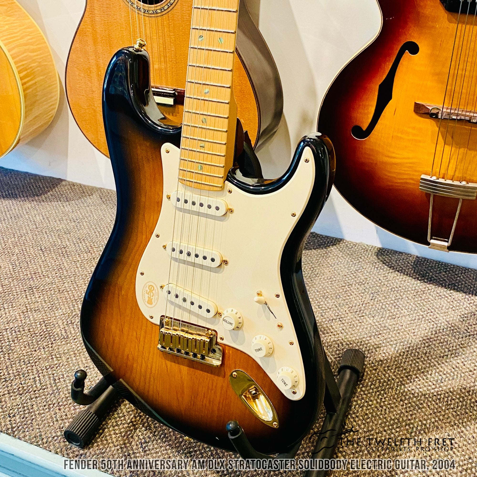 Fender 50th Anniversary AM DLX Stratocaster Solidbody Electric Guitar, 2004 - The Twelfth Fret