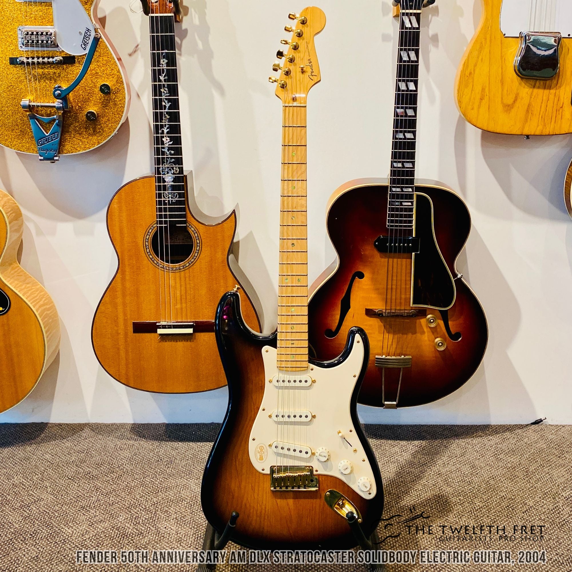 Fender 50th Anniversary AM DLX Stratocaster Solidbody Electric Guitar, 2004 - The Twelfth Fret