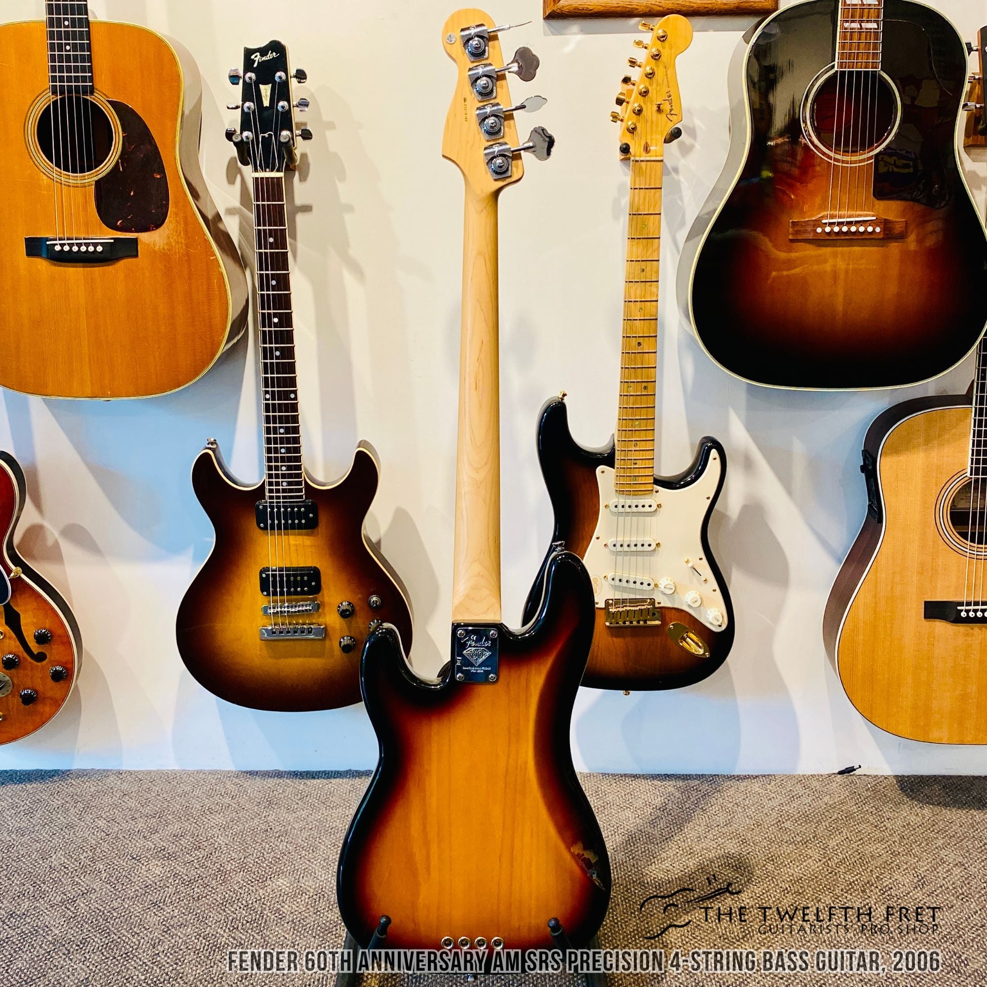 Fender 60th Anniversary AM SRS Precision 4-String Bass Guitar, 2006 - The Twelfth Fret