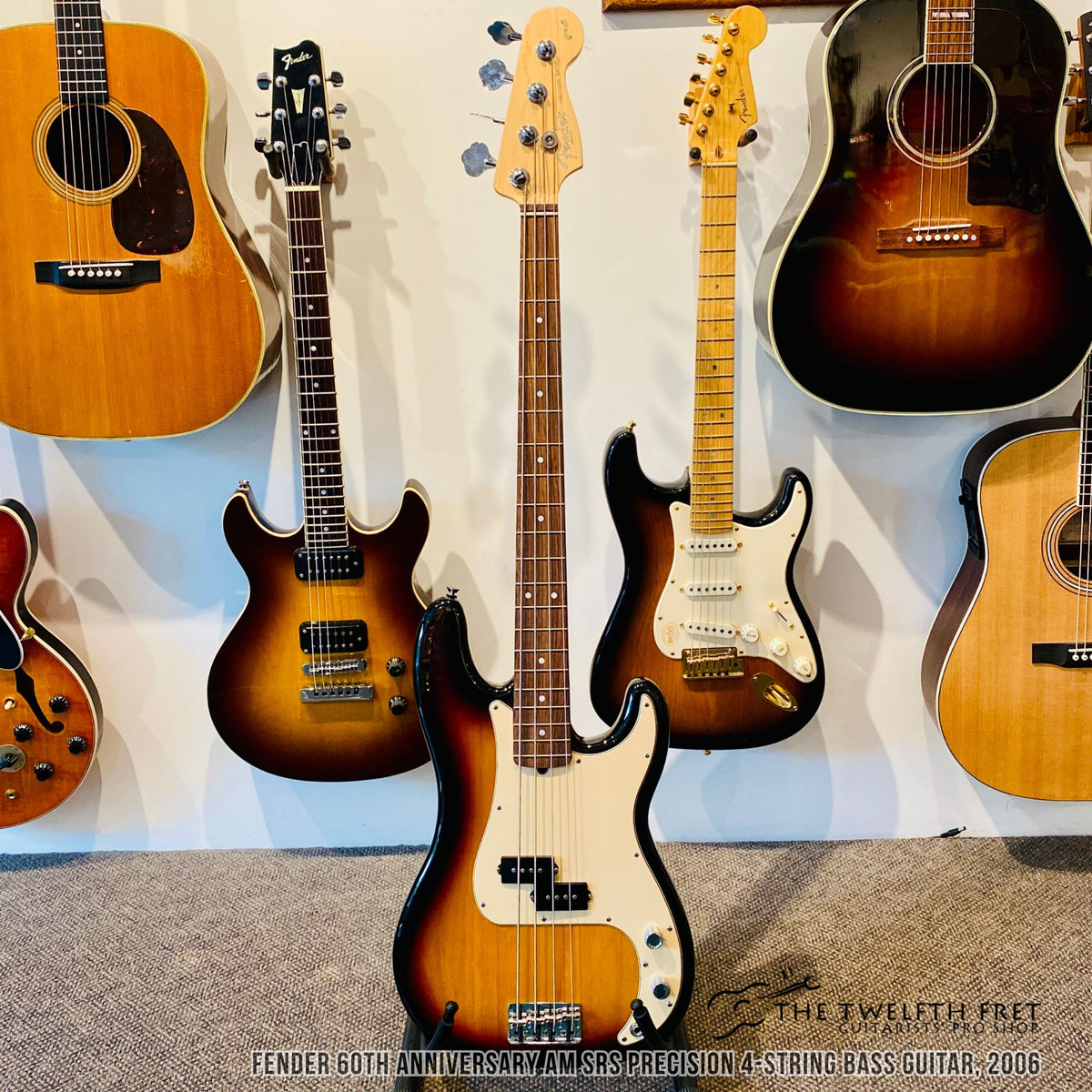 Fender 60th Anniversary AM SRS Precision 4-String Bass Guitar, 2006 - The Twelfth Fret