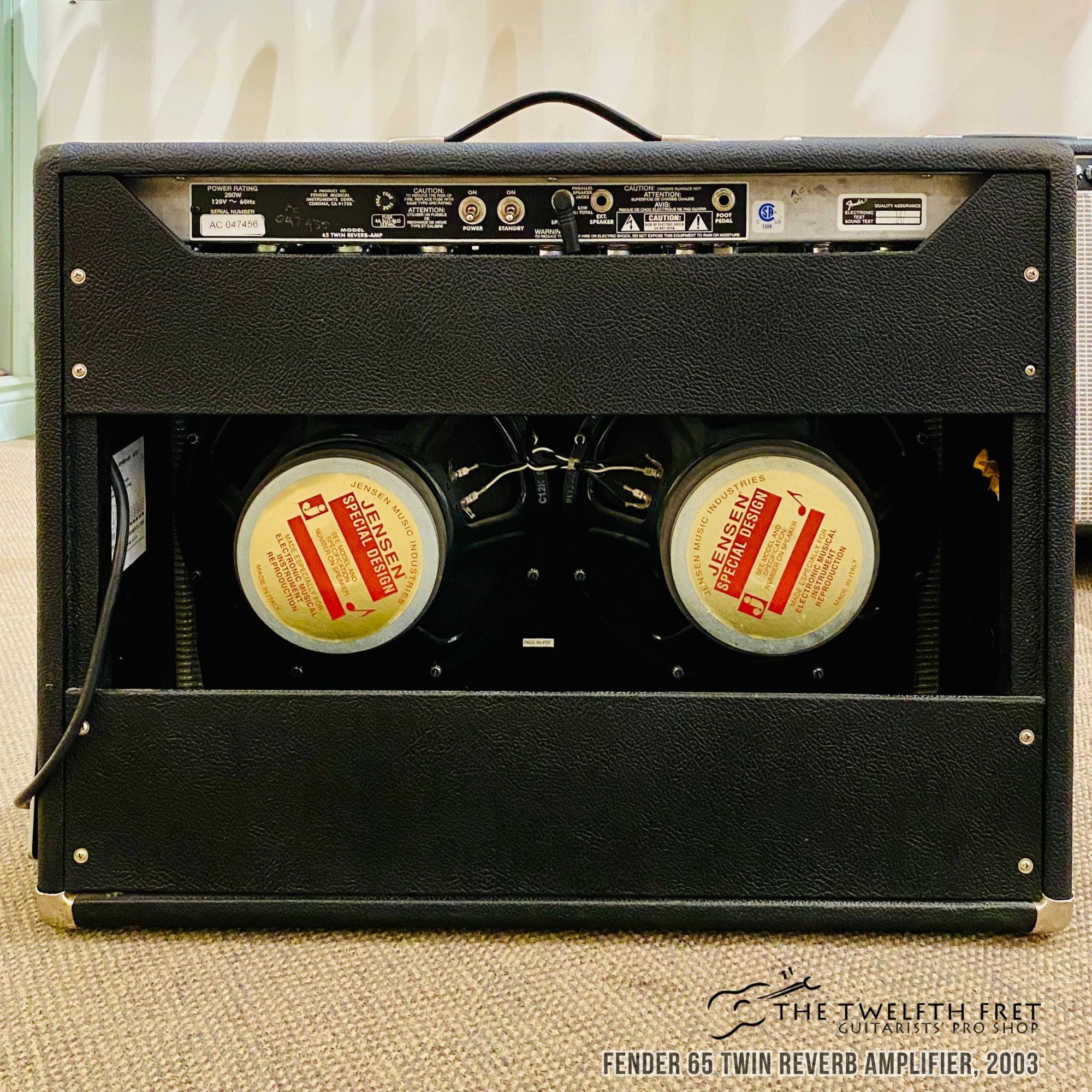 Fender 65 Twin Reverb Amplifier, 2003 - The Twelfth Fret