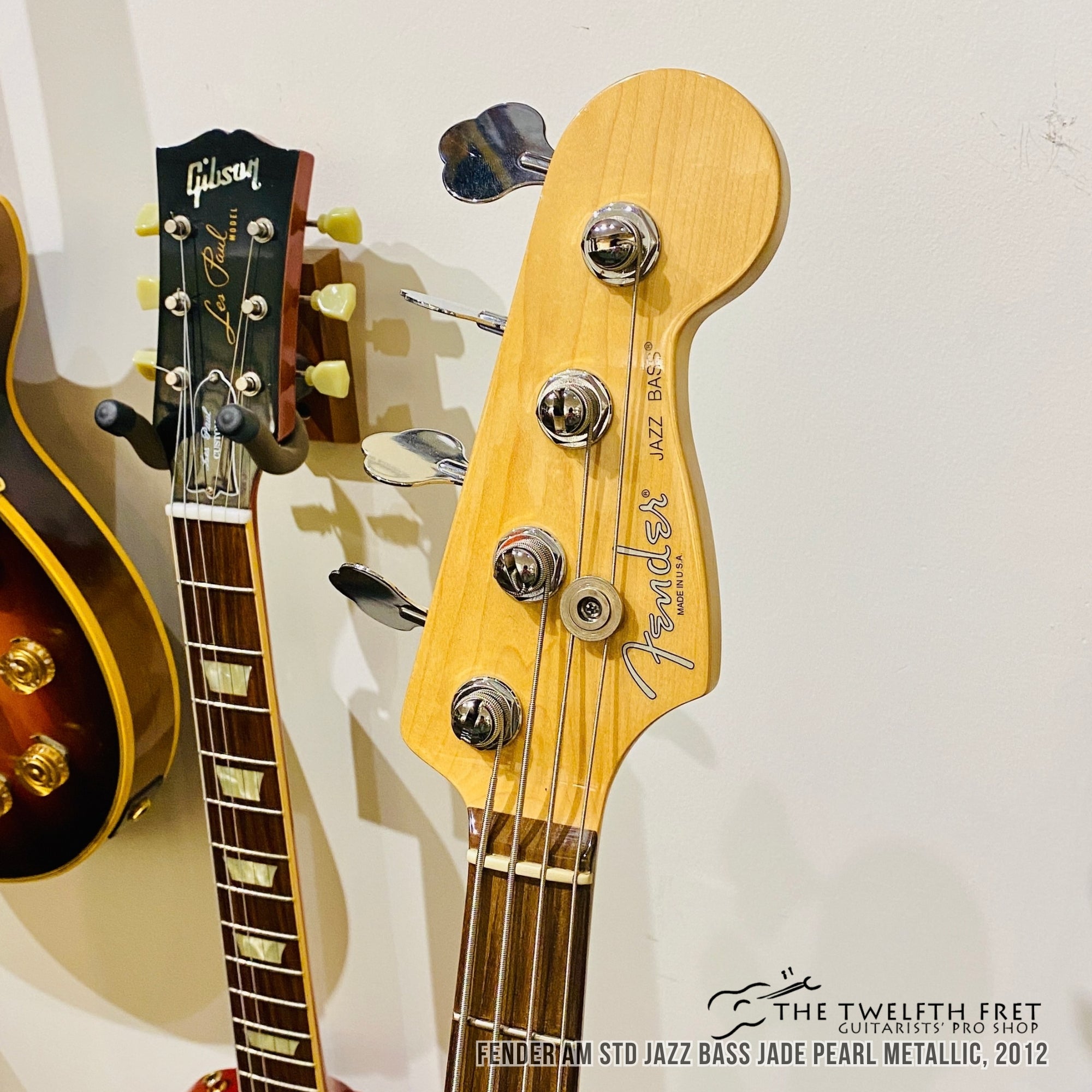 Fender AM STD Jazz Bass Jade Pearl Metallic, 2012 - The Twelfth Fret