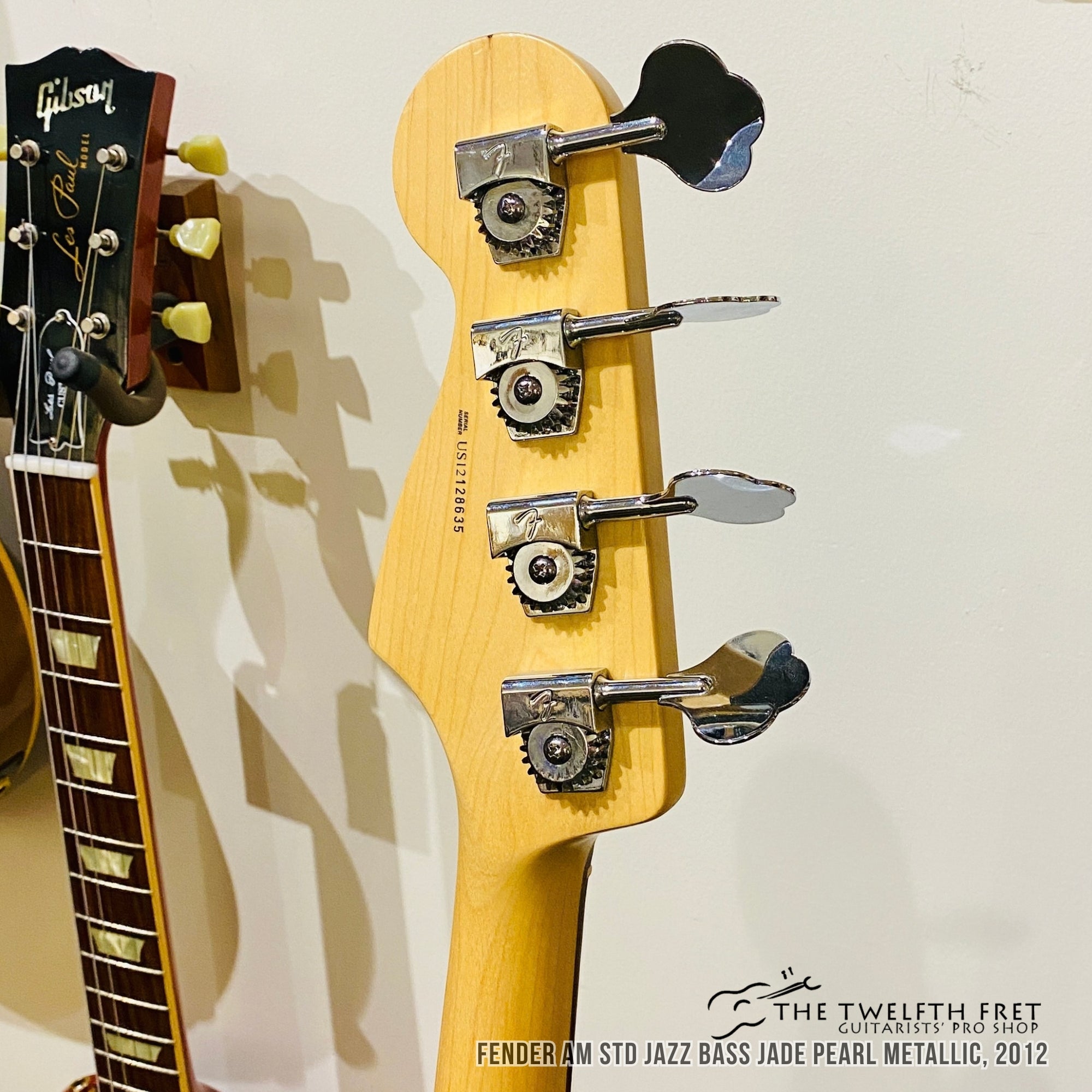 Fender AM STD Jazz Bass Jade Pearl Metallic, 2012 - The Twelfth Fret