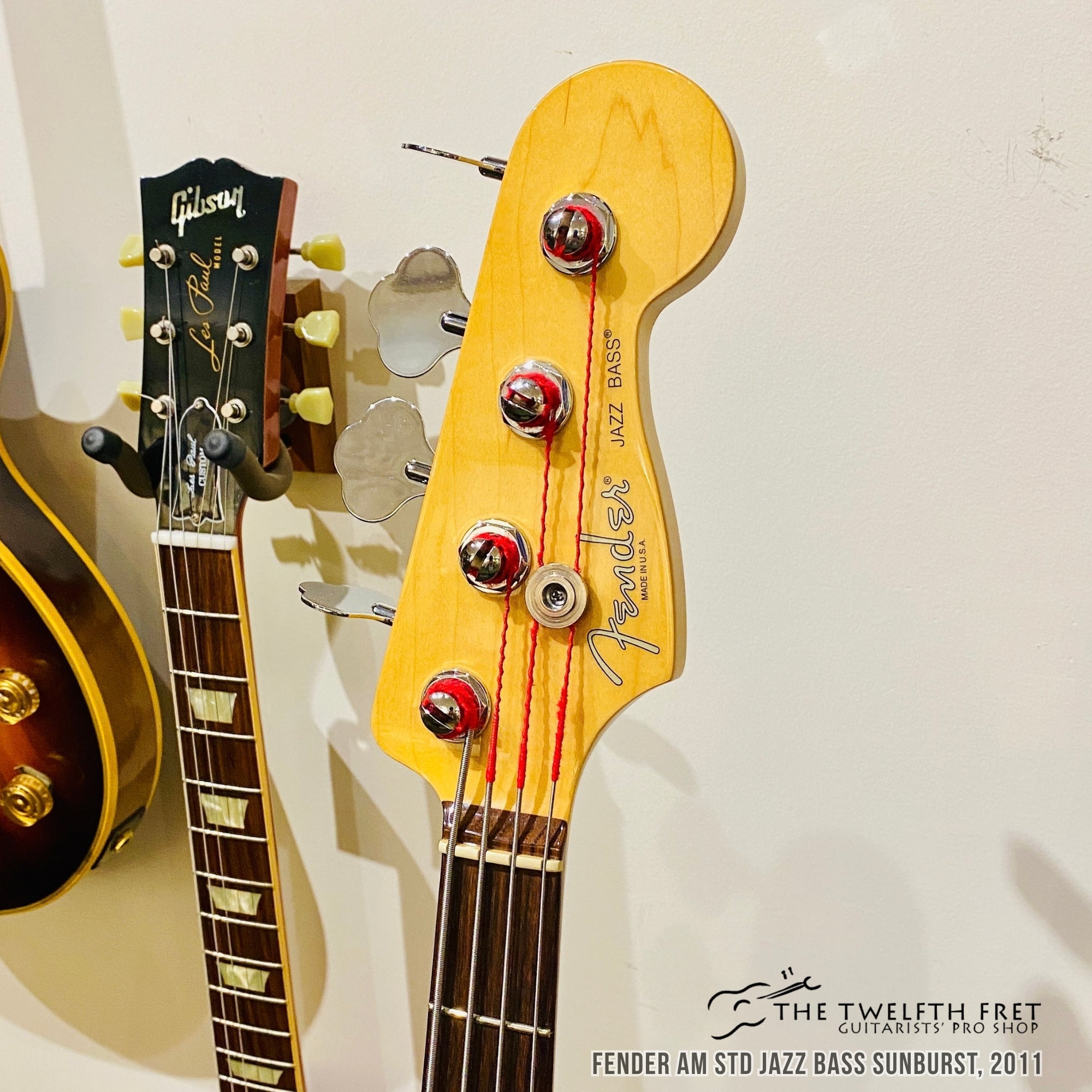 Fender AM STD Jazz Bass Sunburst, 2011  - The Twelfth Fret