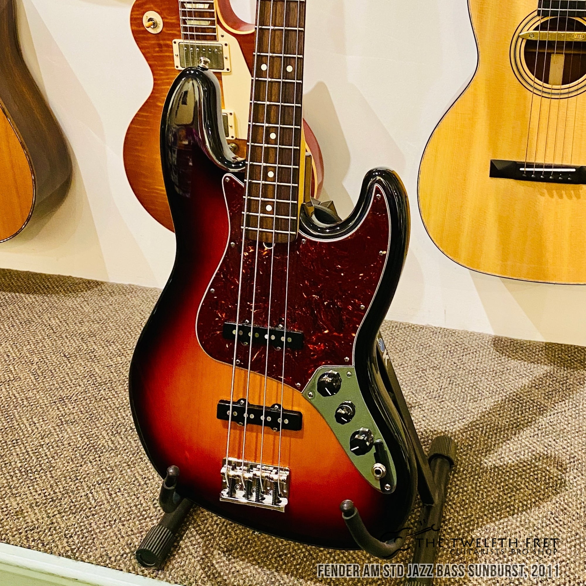 Fender AM STD Jazz Bass Sunburst, 2011  - The Twelfth Fret