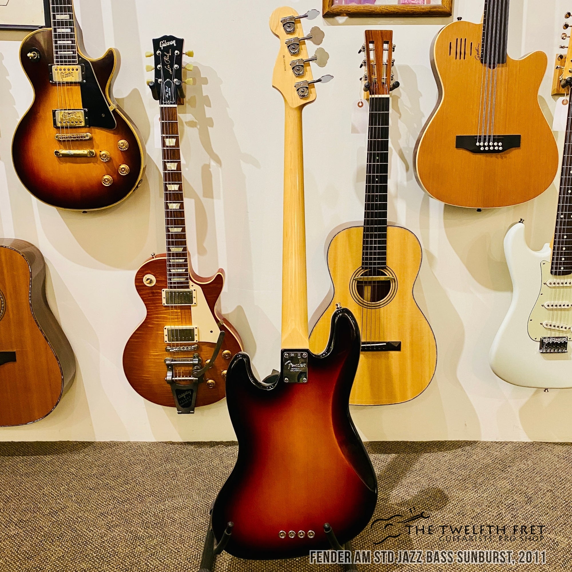 Fender AM STD Jazz Bass Sunburst, 2011  - The Twelfth Fret