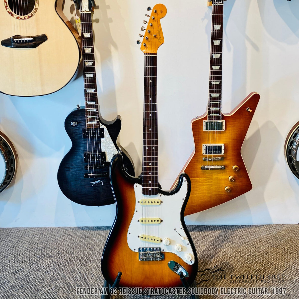 Fender AM 62 Reissue Stratocaster Solidbody Electric Guitar, 1997 - The Twelfth Fret