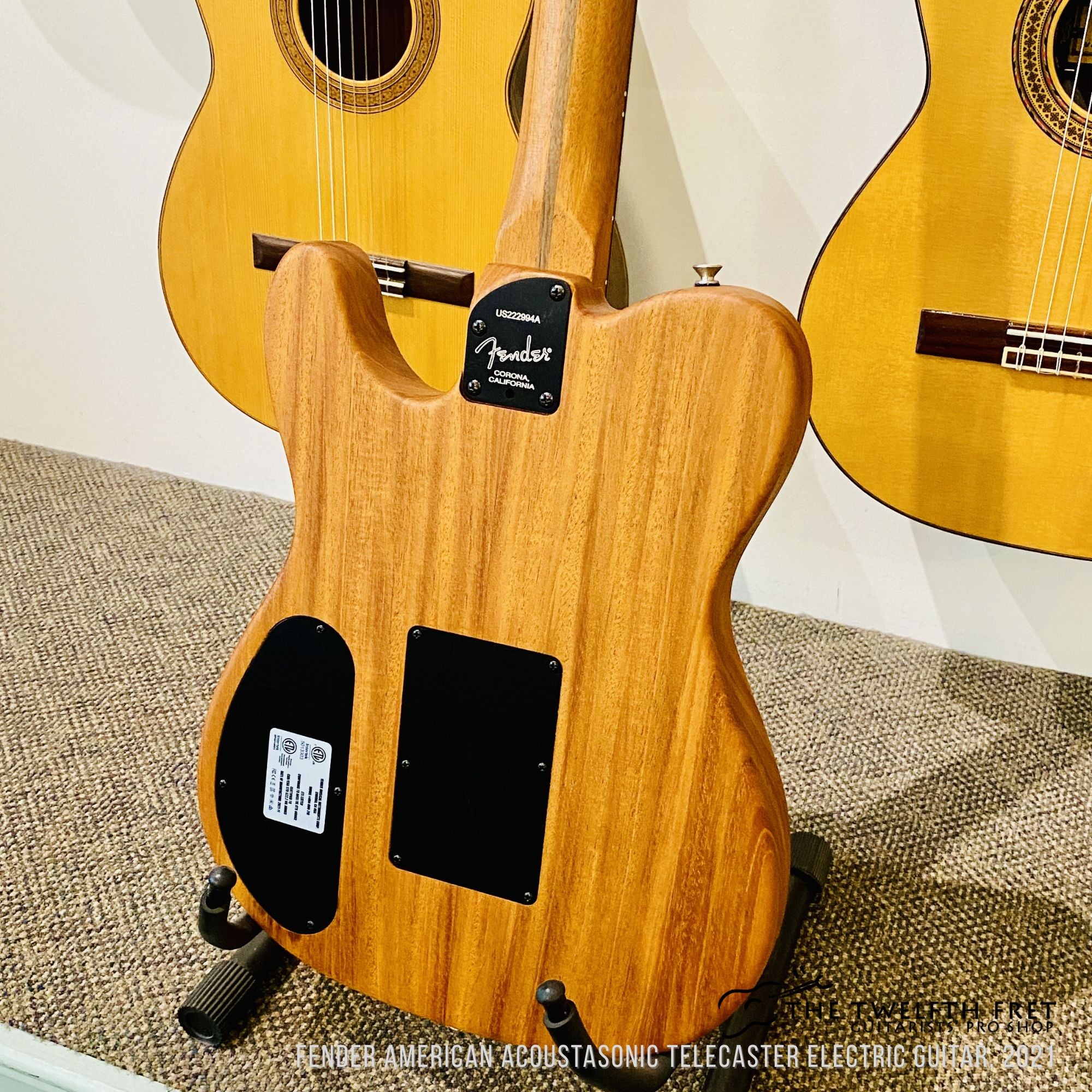 Fender American Acoustasonic Telecaster Electric Guitar, 2021 - The Twelfth Fret