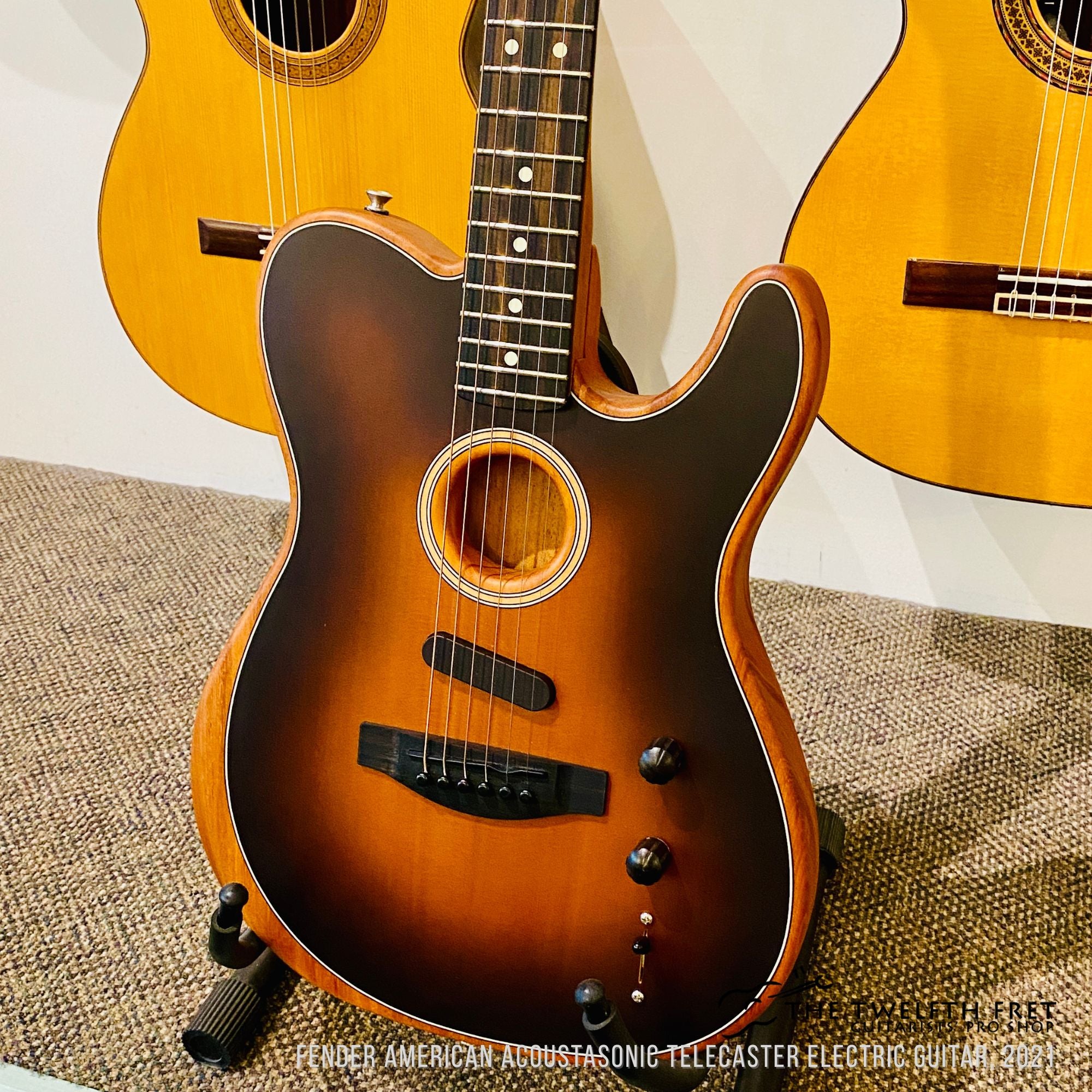 Fender American Acoustasonic Telecaster Electric Guitar, 2021 - The Twelfth Fret