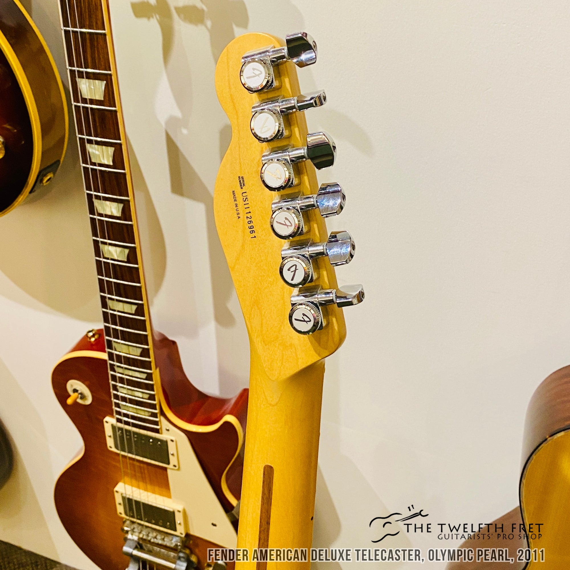 Fender American Deluxe Telecaster, Olympic Pearl, 2011 - The Twelfth Fret