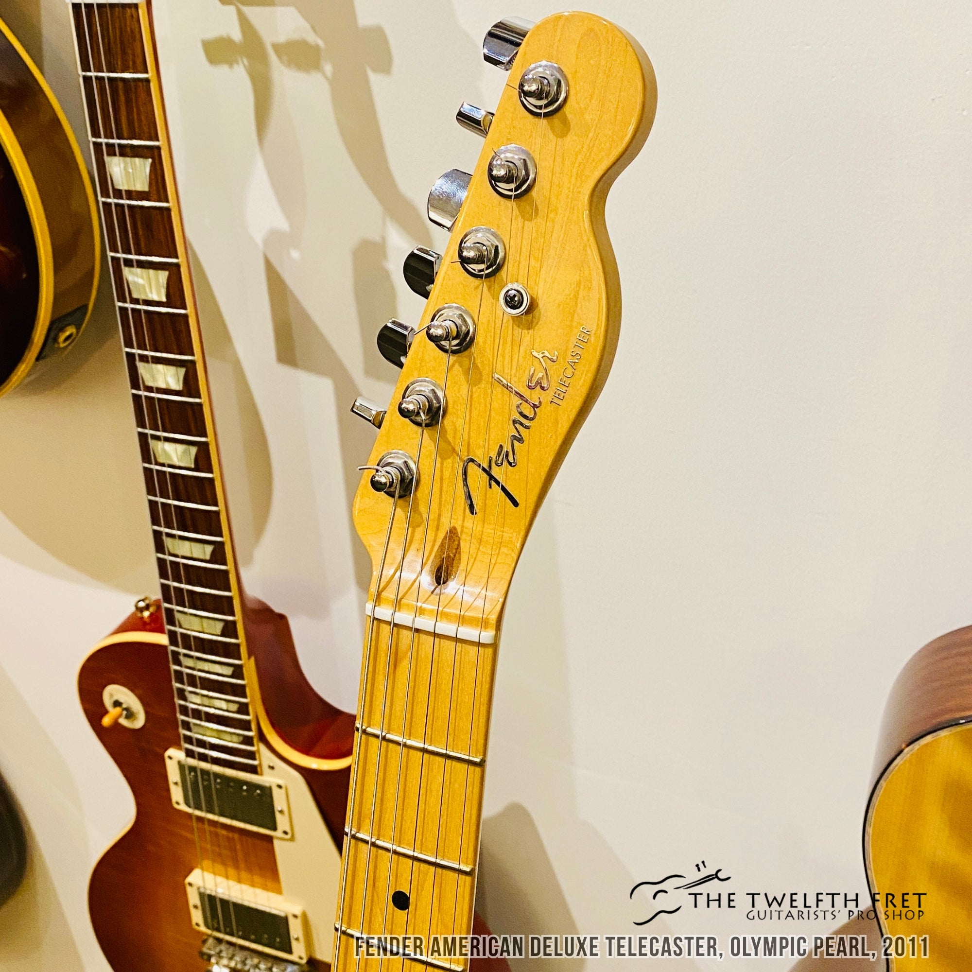 Fender American Deluxe Telecaster, Olympic Pearl, 2011 - The Twelfth Fret