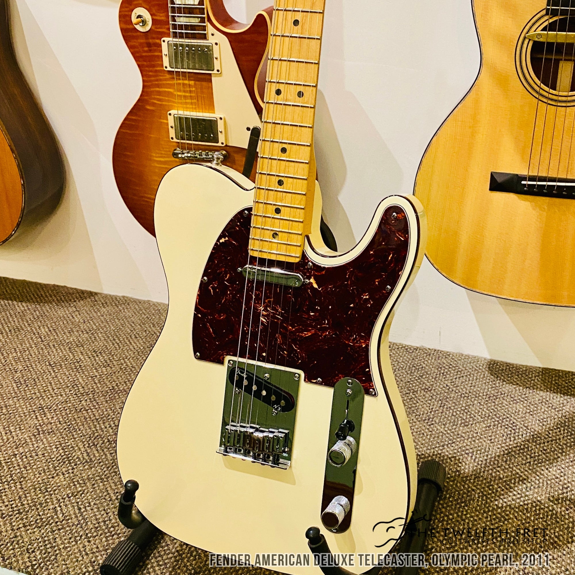 Fender American Deluxe Telecaster, Olympic Pearl, 2011 - The Twelfth Fret