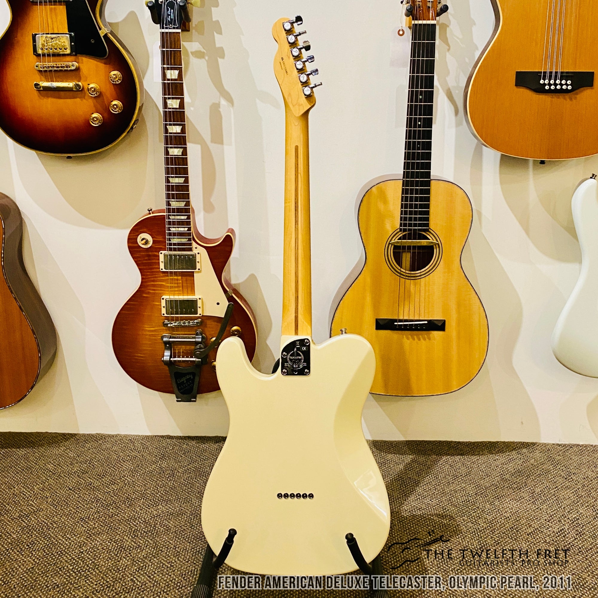 Fender American Deluxe Telecaster, Olympic Pearl, 2011 - The Twelfth Fret