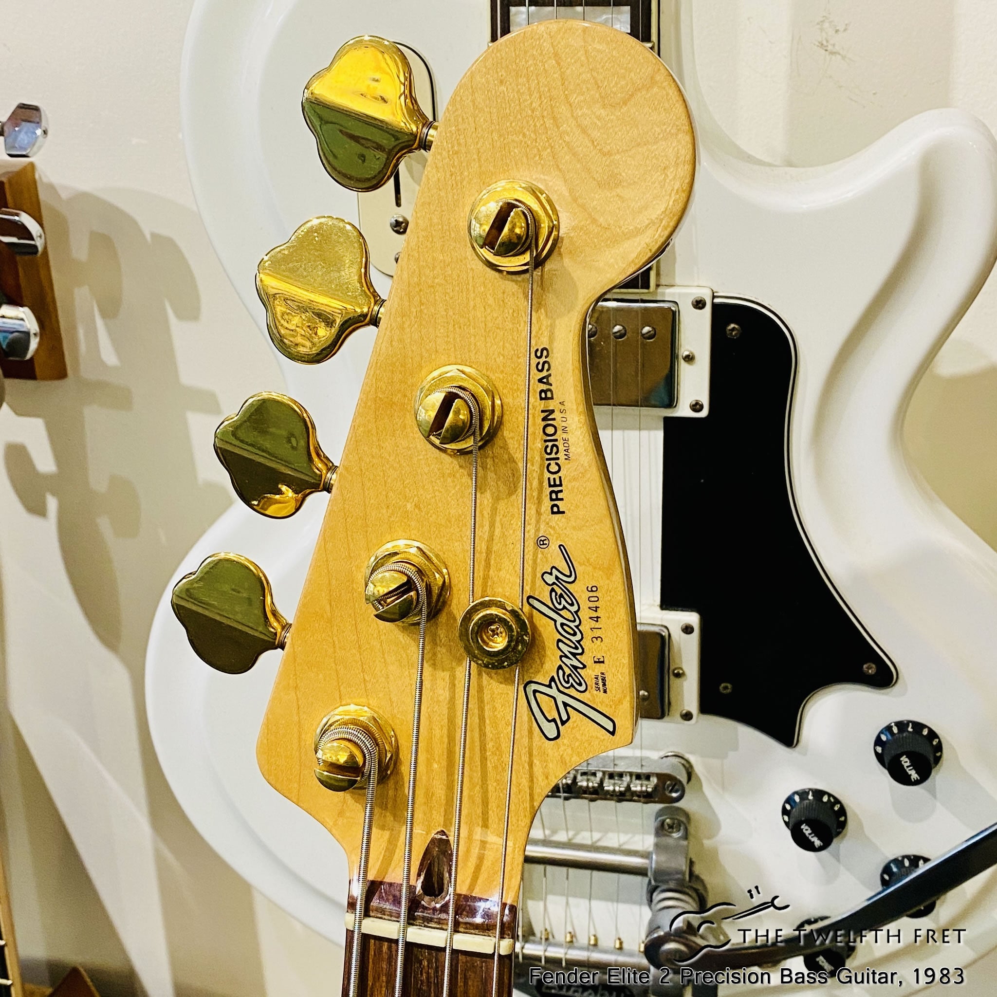 【Fender USA】Elite II Precision Bass Fender Gold Elite Precision Bass II 1983 - 1985 | Reverb