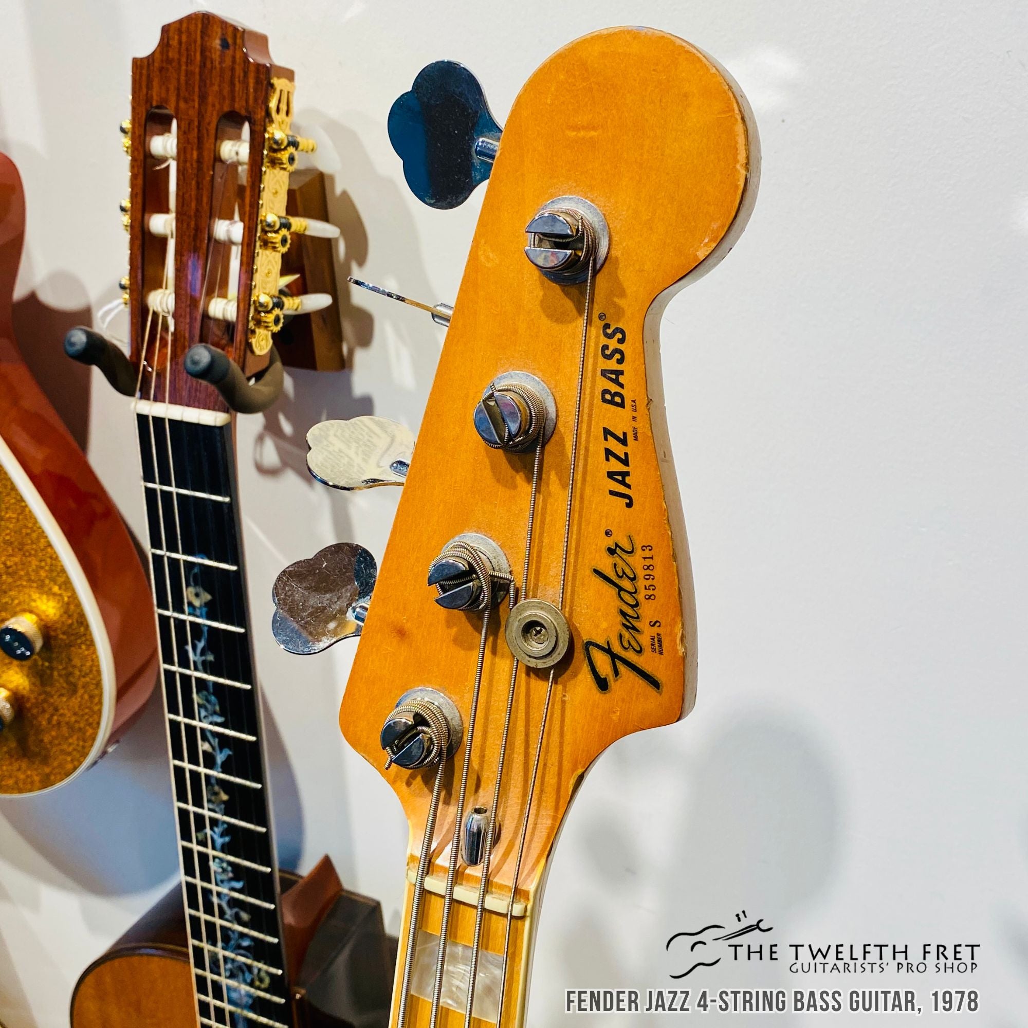 Fender Jazz 4-String Bass Guitar, 1978 - The Twelfth Fret