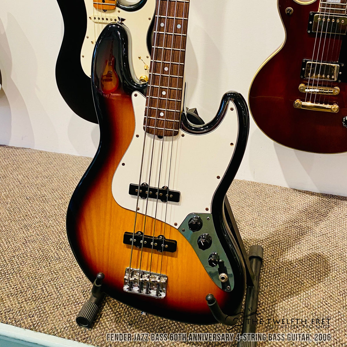 Fender Jazz Bass 60th Anniversary 4-String Bass Guitar, 2006 - The Twelfth Fret