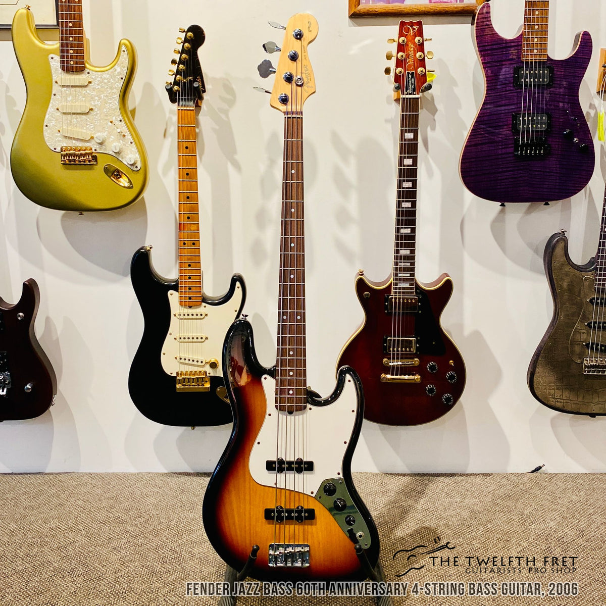 Fender Jazz Bass 60th Anniversary 4-String Bass Guitar, 2006 - The Twelfth Fret