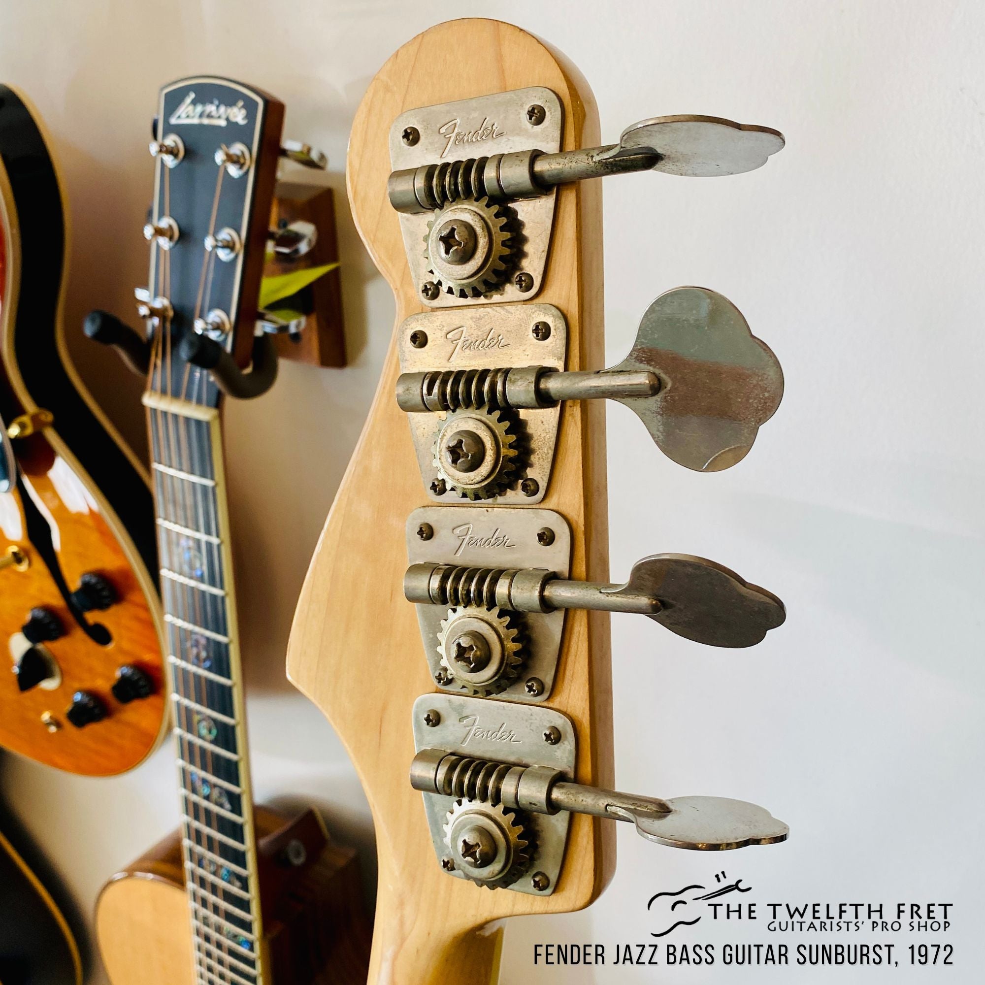 Fender Jazz Bass Guitar Sunburst, 1972 - The Twelfth Fret