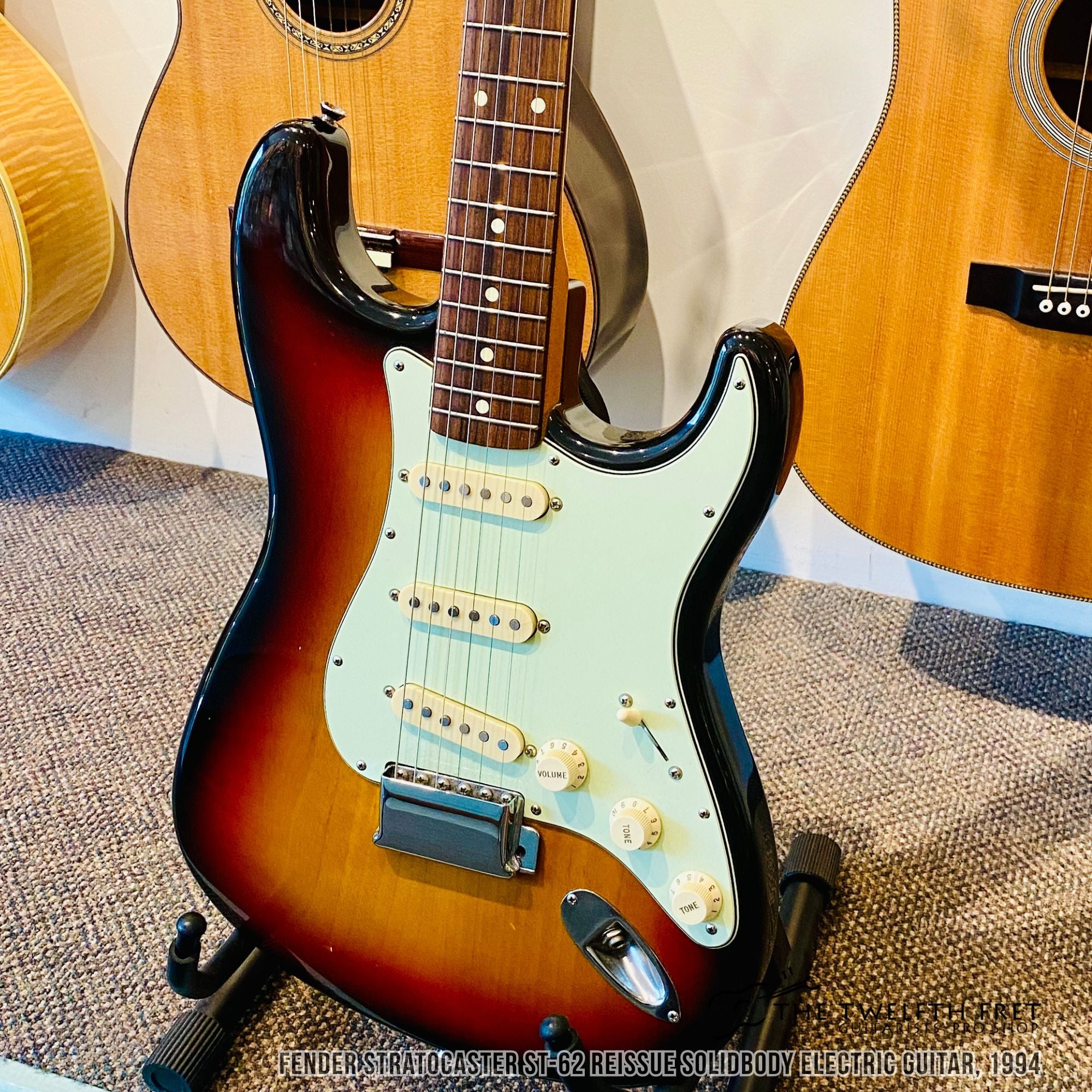 Fender Stratocaster ST-62 Reissue Solidbody Electric Guitar, 1994 - The Twelfth Fret