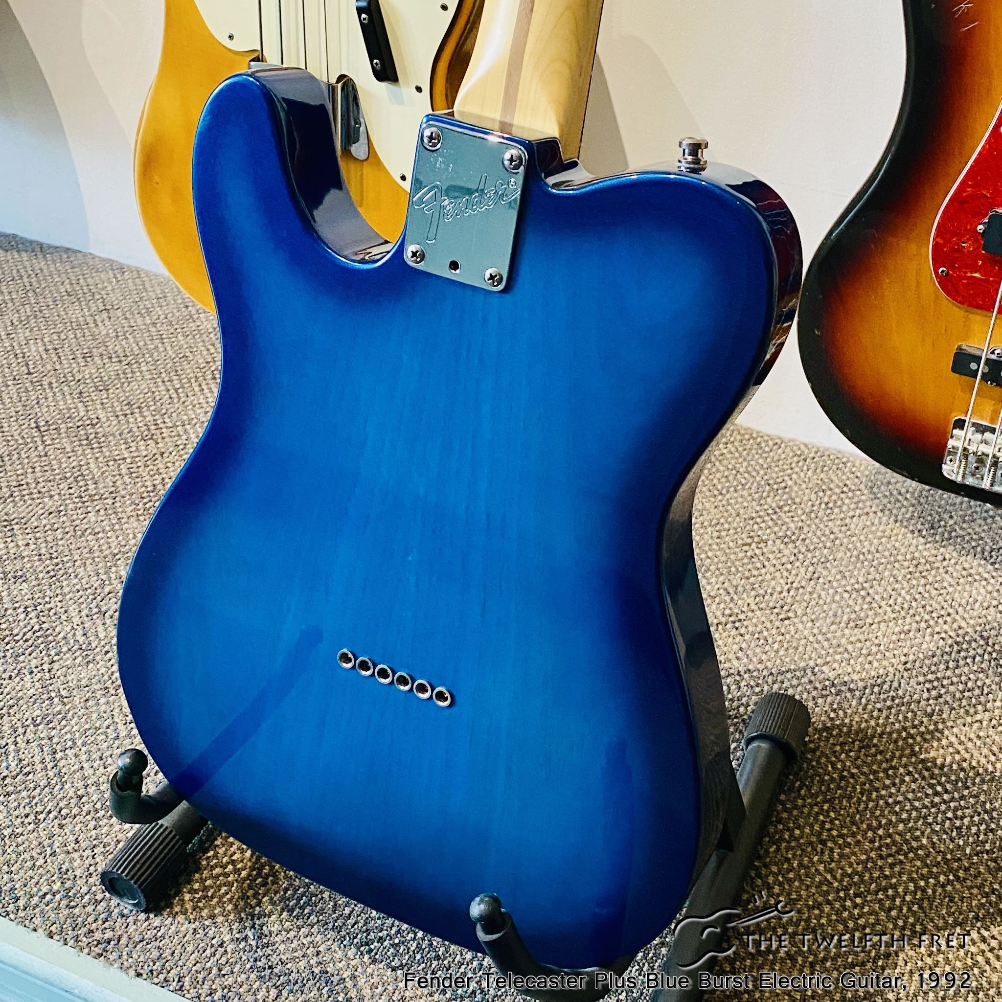 Fender Telecaster Plus Blue Burst Electric Guitar, 1992