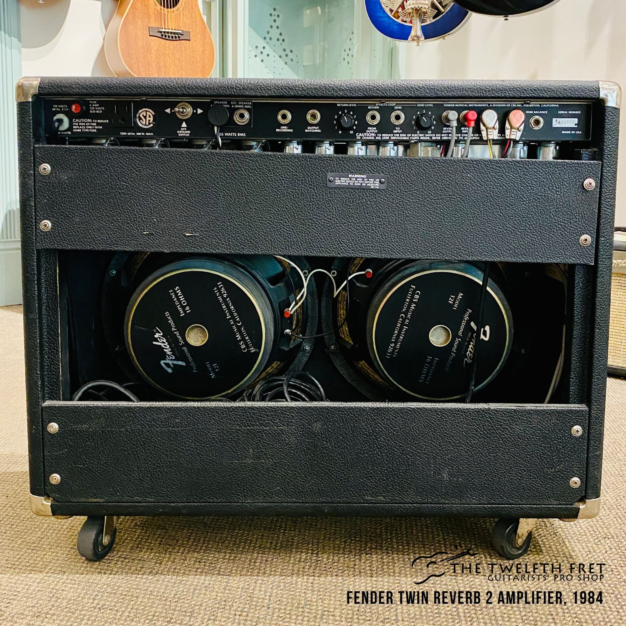 Fender Twin Reverb 2 Amplifier, 1984 - The Twelfth Fret