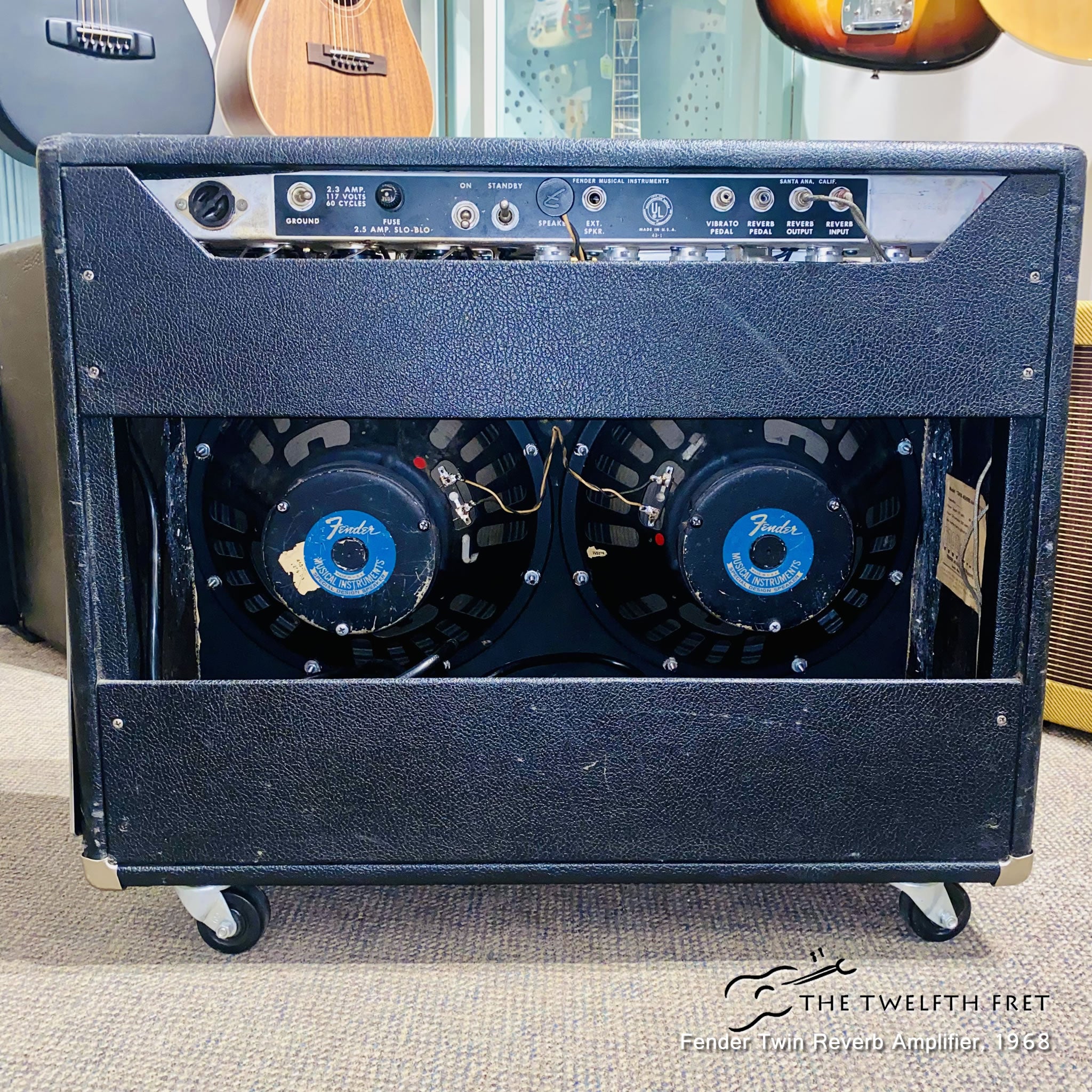 Fender Twin Reverb Amplifier, 1968 - [USED] | The Twelfth Fret