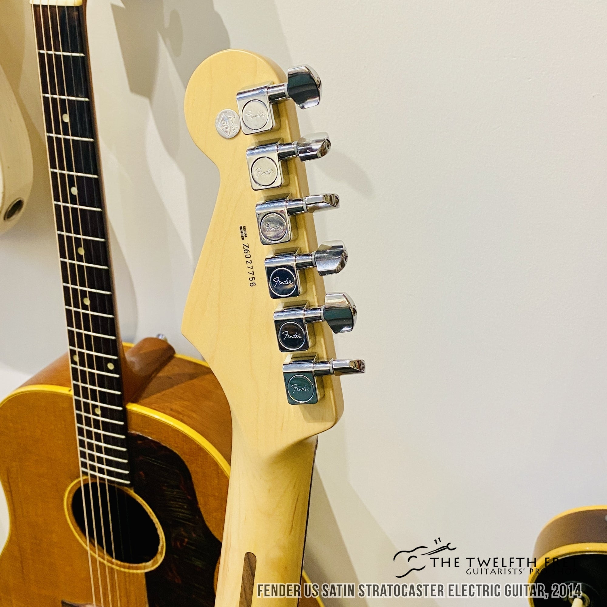 Fender US Satin Stratocaster Electric Guitar, 2014 - The Twelfth Fret