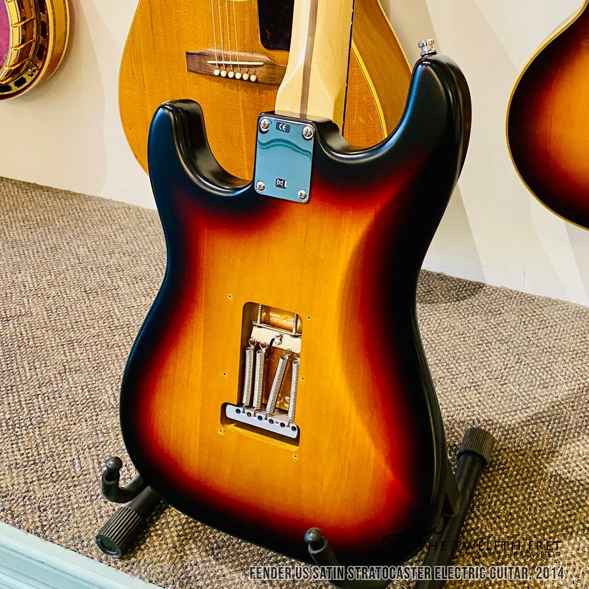 Fender US Satin Stratocaster Electric Guitar, 2014 - The Twelfth Fret