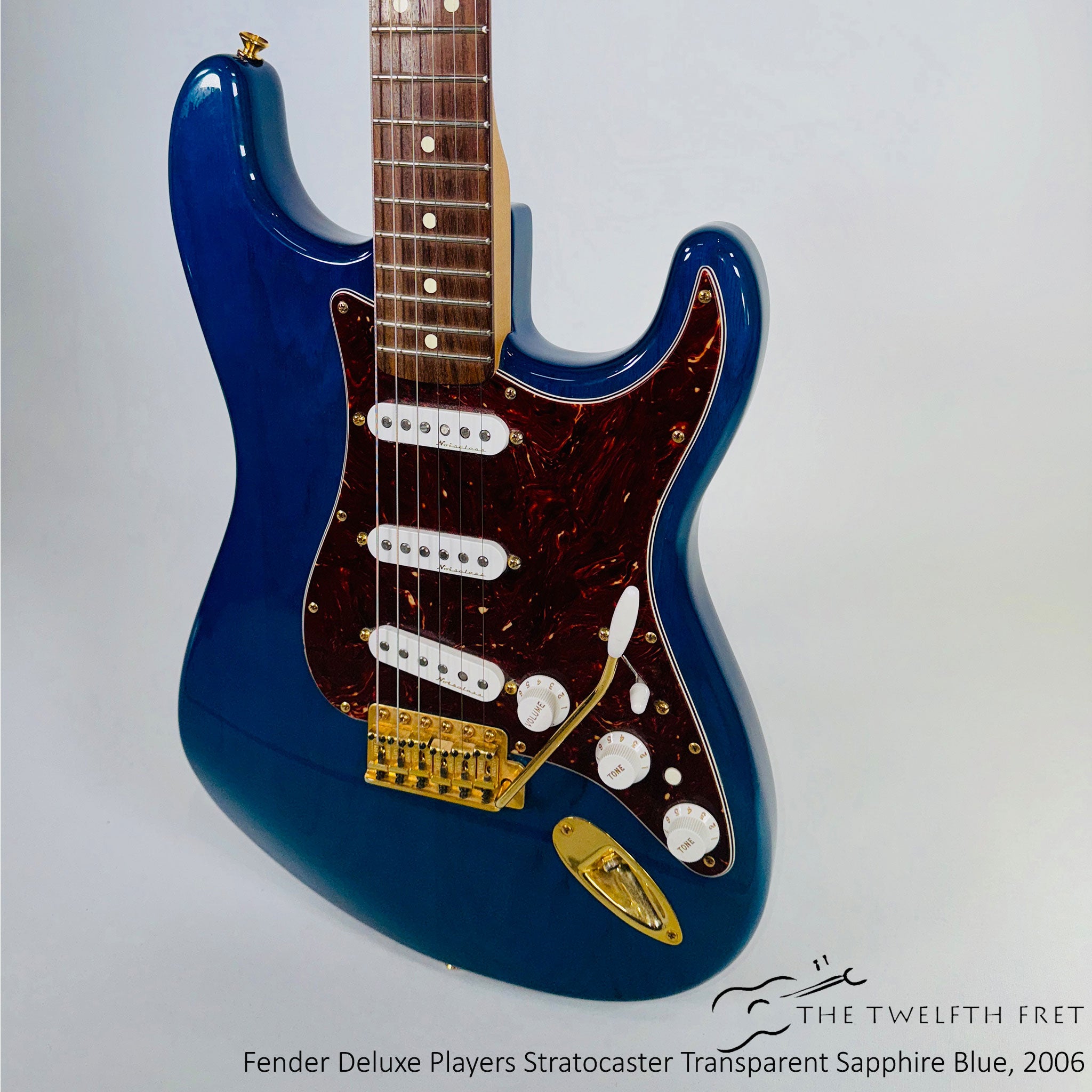 Fender Deluxe Players 60th Anniversary Stratocaster Transparent Sapphire Blue, 2006 [USED] - The Twelfth Fret