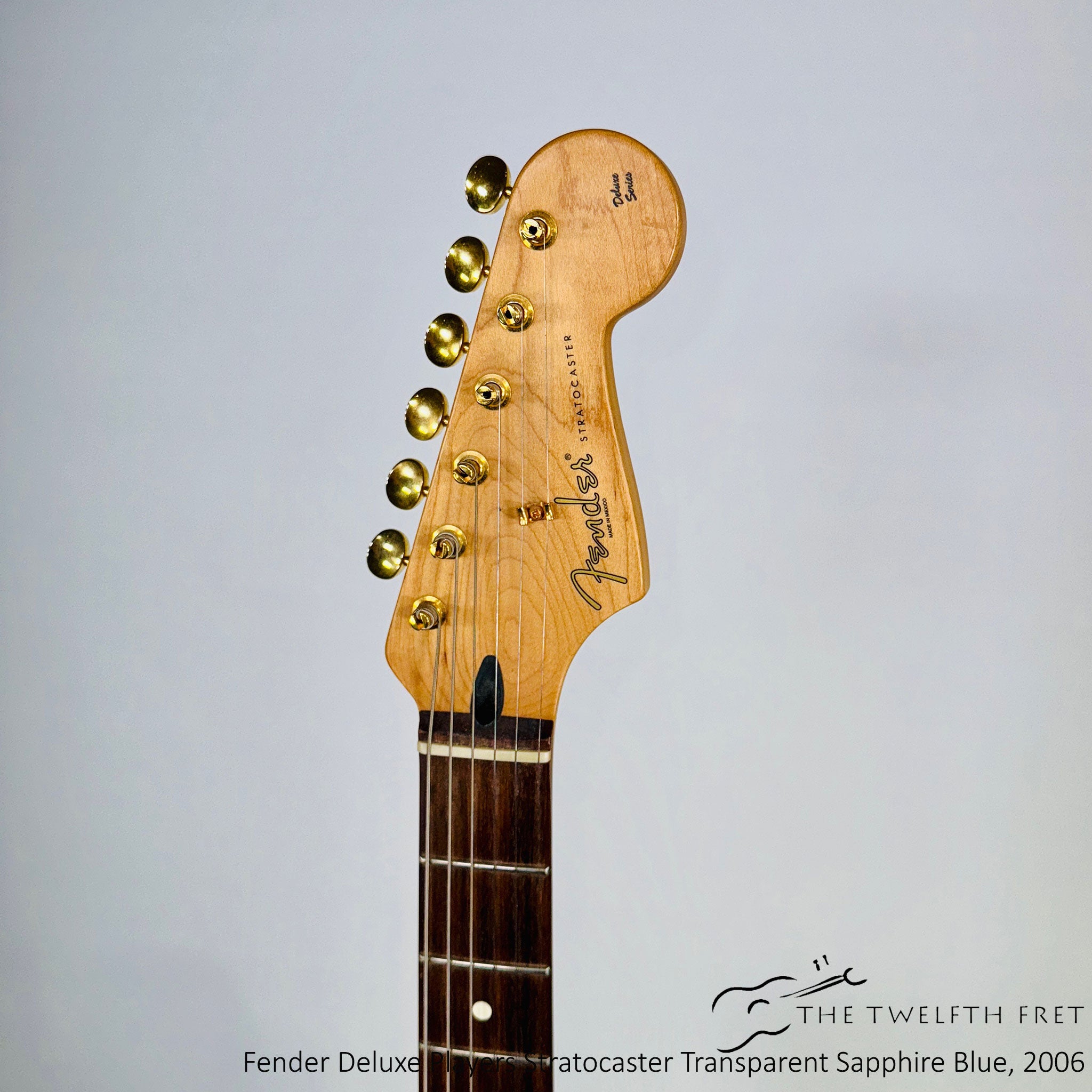 Fender Deluxe Players 60th Anniversary Stratocaster Transparent Sapphire Blue, 2006 [USED] - The Twelfth Fret