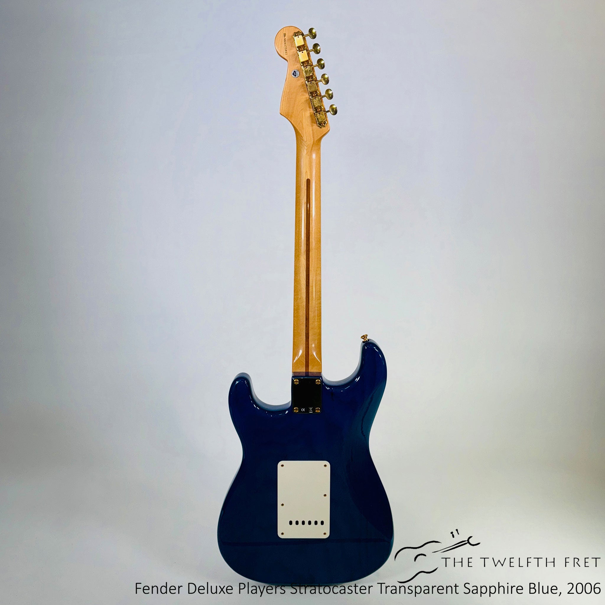 Fender Deluxe Players 60th Anniversary Stratocaster Transparent Sapphire Blue, 2006 [USED] - The Twelfth Fret