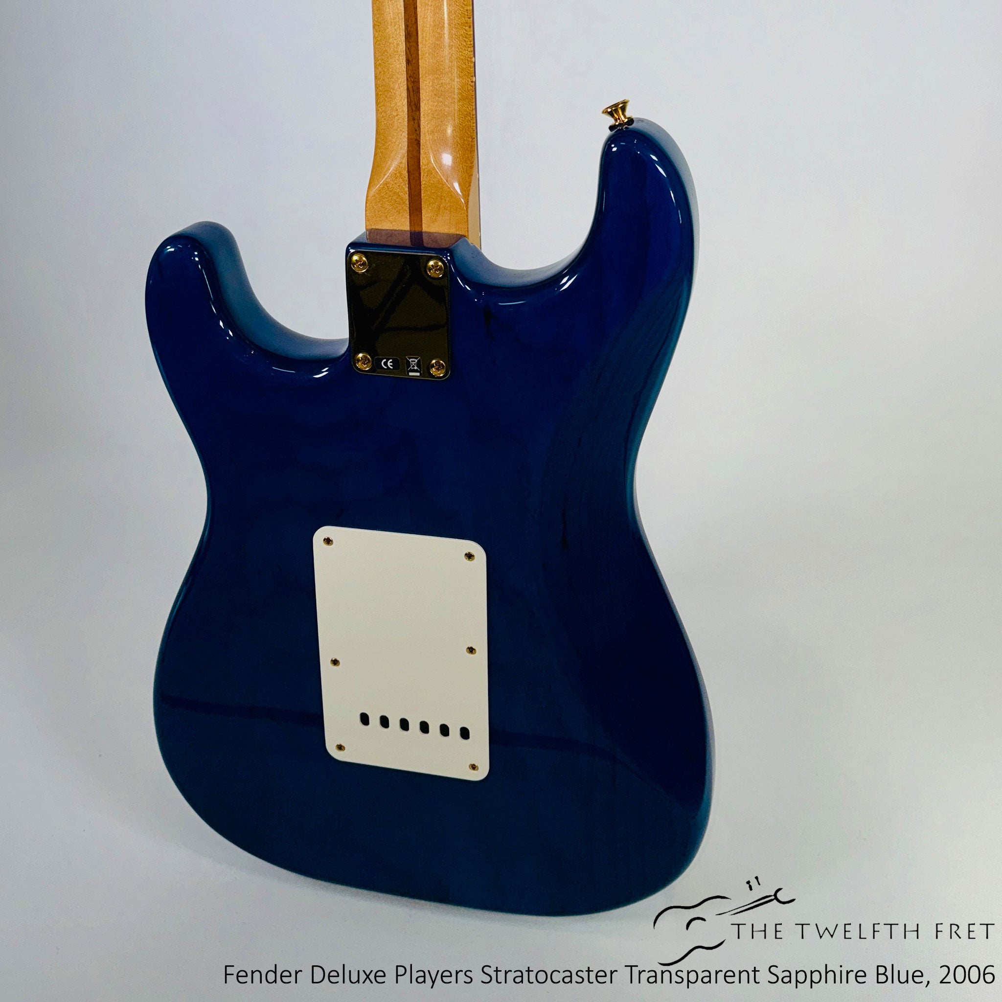 Fender Deluxe Players 60th Anniversary Stratocaster Transparent Sapphire Blue, 2006 [USED] - The Twelfth Fret