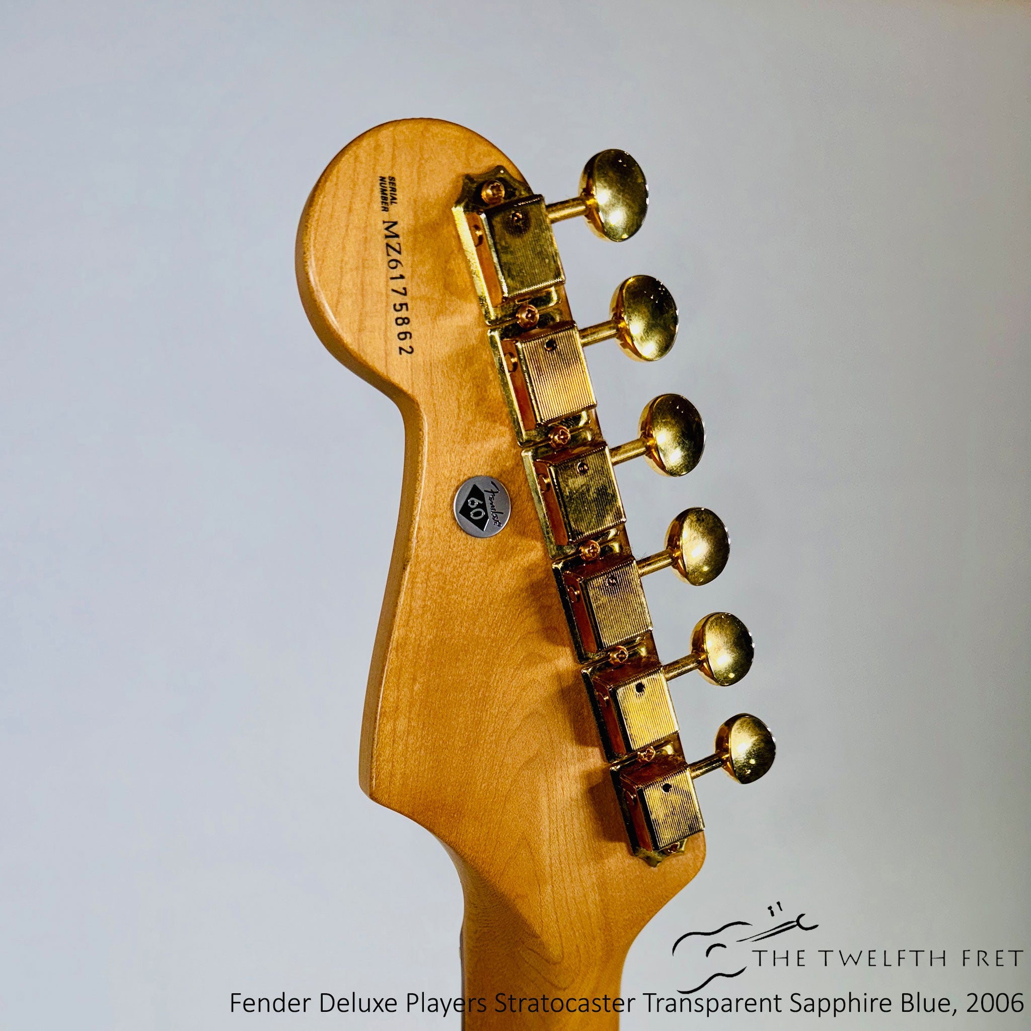 Fender Deluxe Players 60th Anniversary Stratocaster Transparent Sapphire Blue, 2006 [USED] - The Twelfth Fret