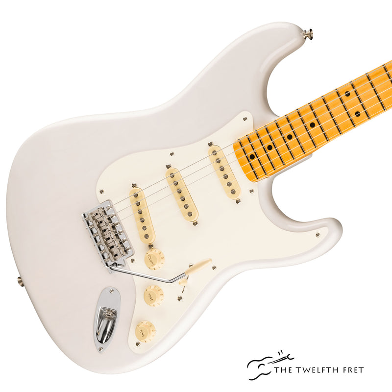 Fender Eric Johnson Stratocaster- Maple Fingerboard- White Blonde - The Twelfth Fret
