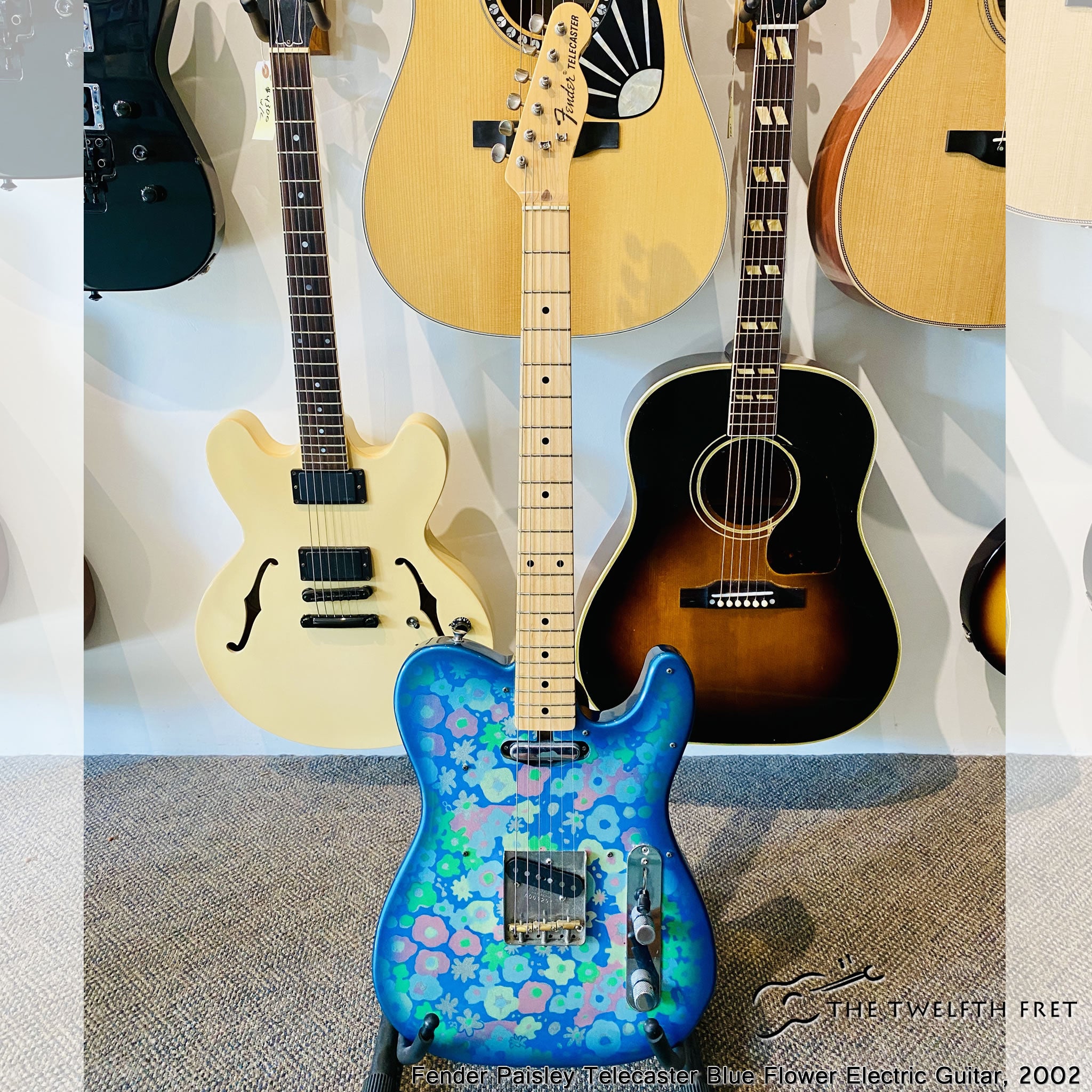 Fender Paisley Telecaster Blue Flower Electric Guitar, 2002 - The Twelfth Fret