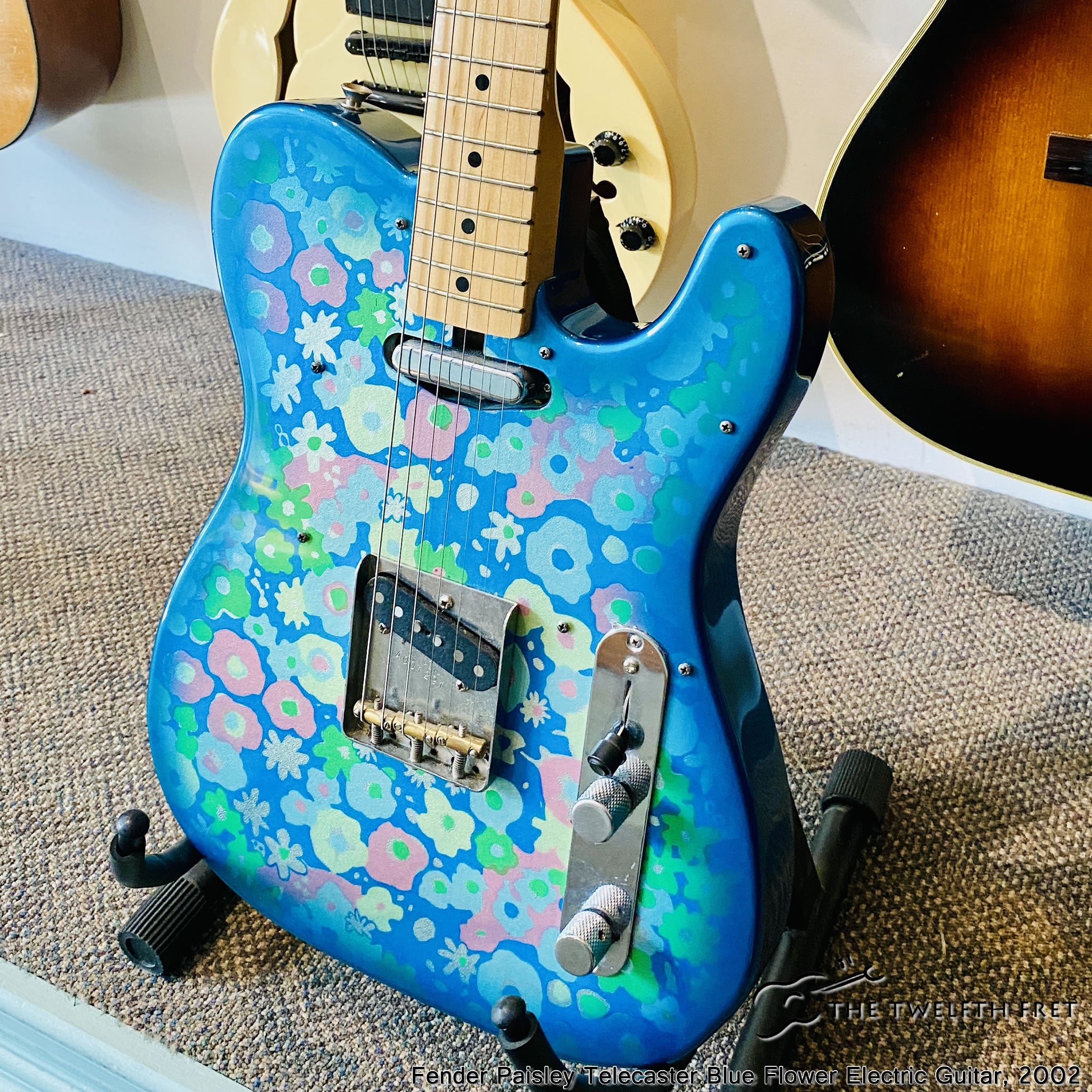 Fender Paisley Telecaster Blue Flower Electric Guitar, 2002 - The Twelfth Fret