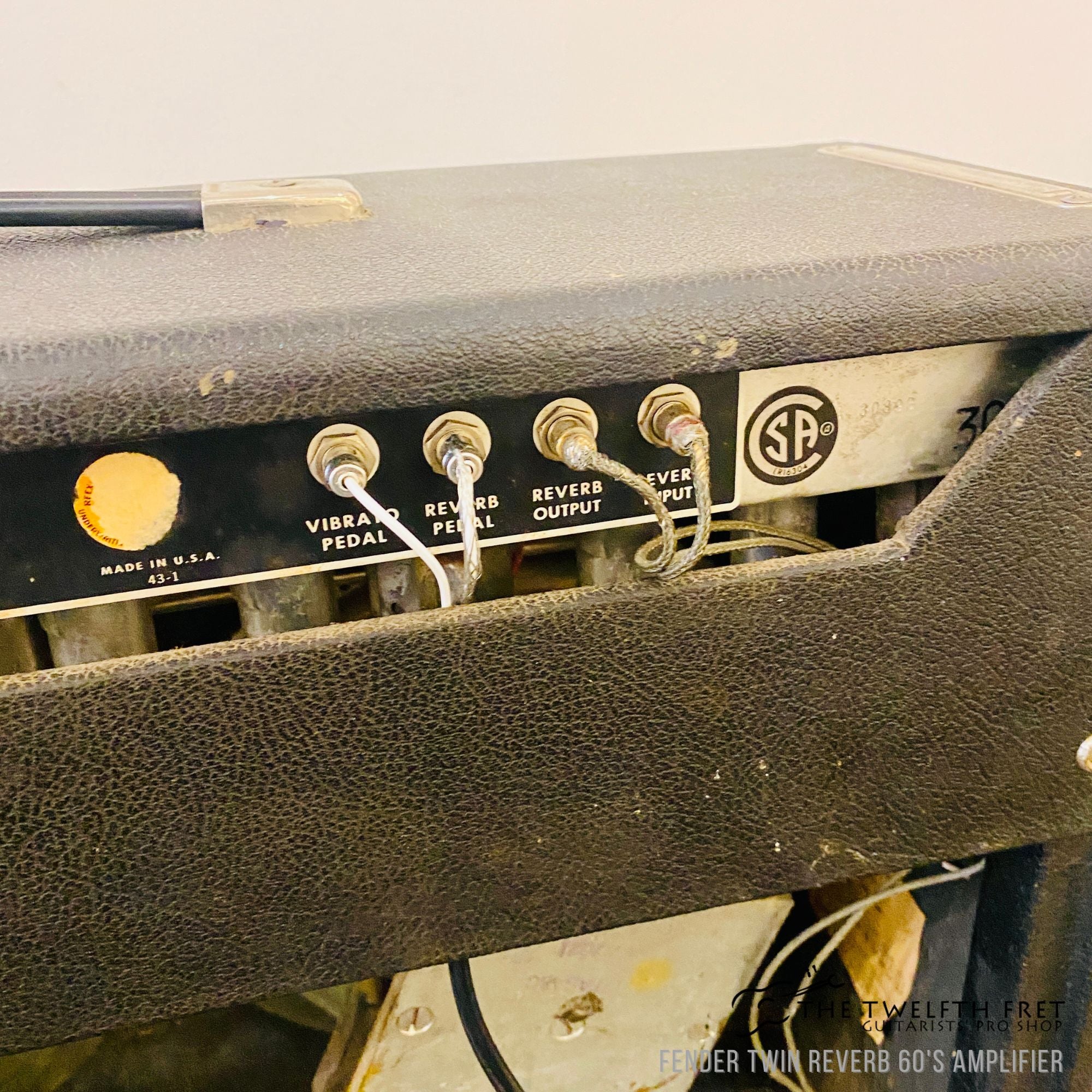 Fender Twin Reverb 60's Amplifier - The Twelfth Fret