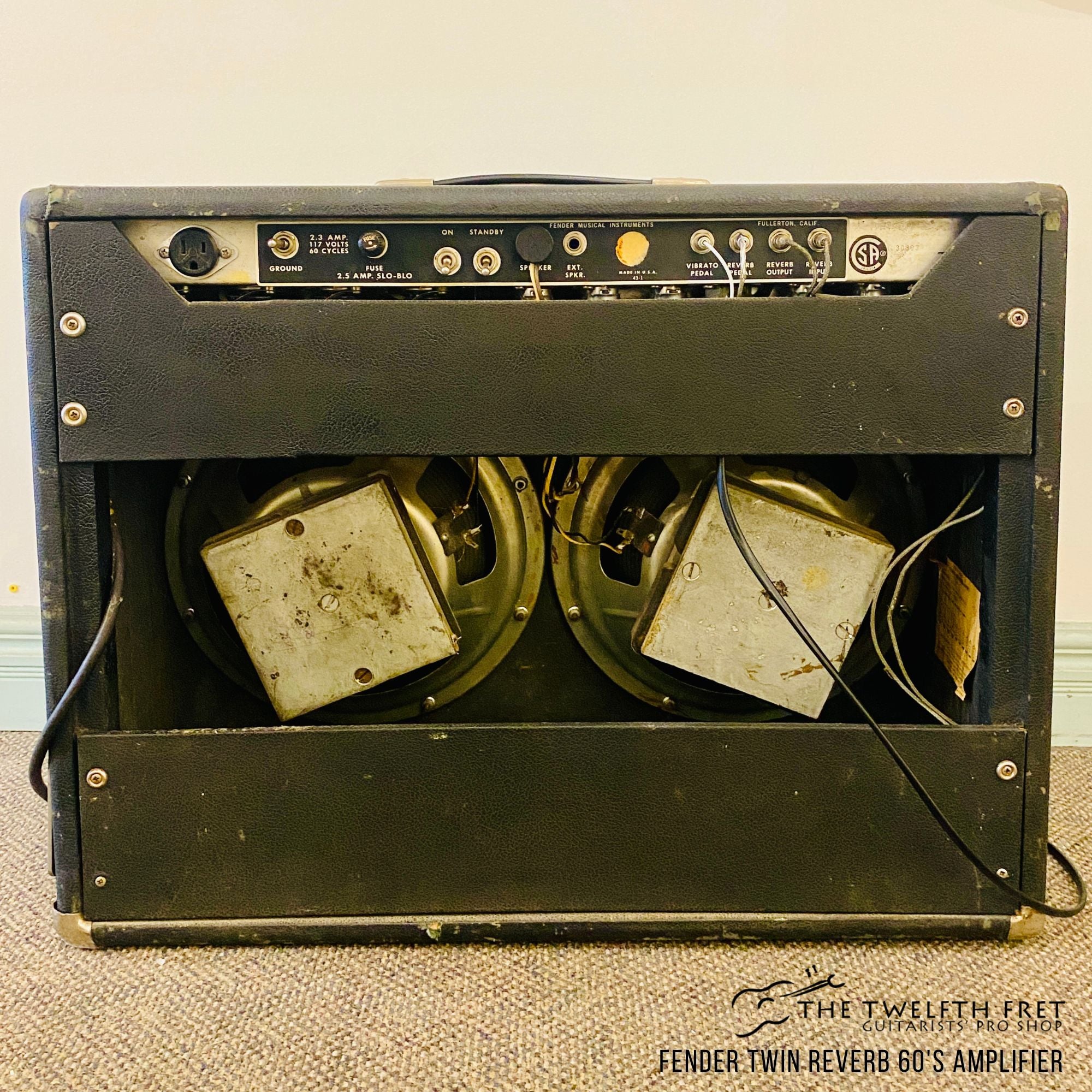 Fender Twin Reverb 60's Amplifier - The Twelfth Fret