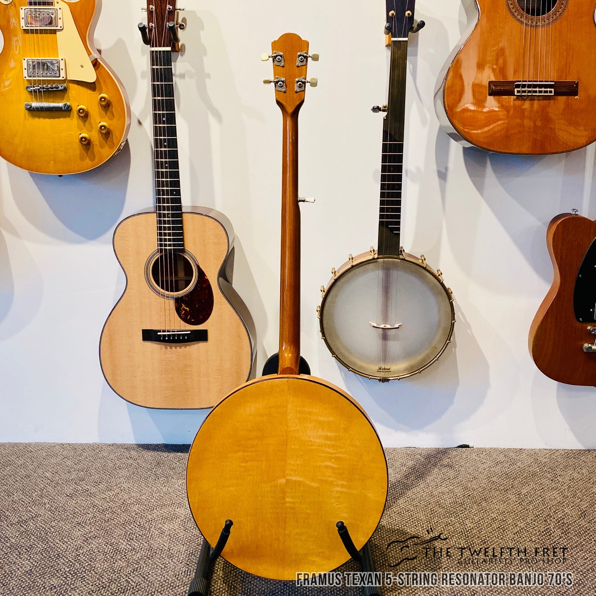 Framus Texan 5-String Resonator Banjo 70's - The Twelfth Fret