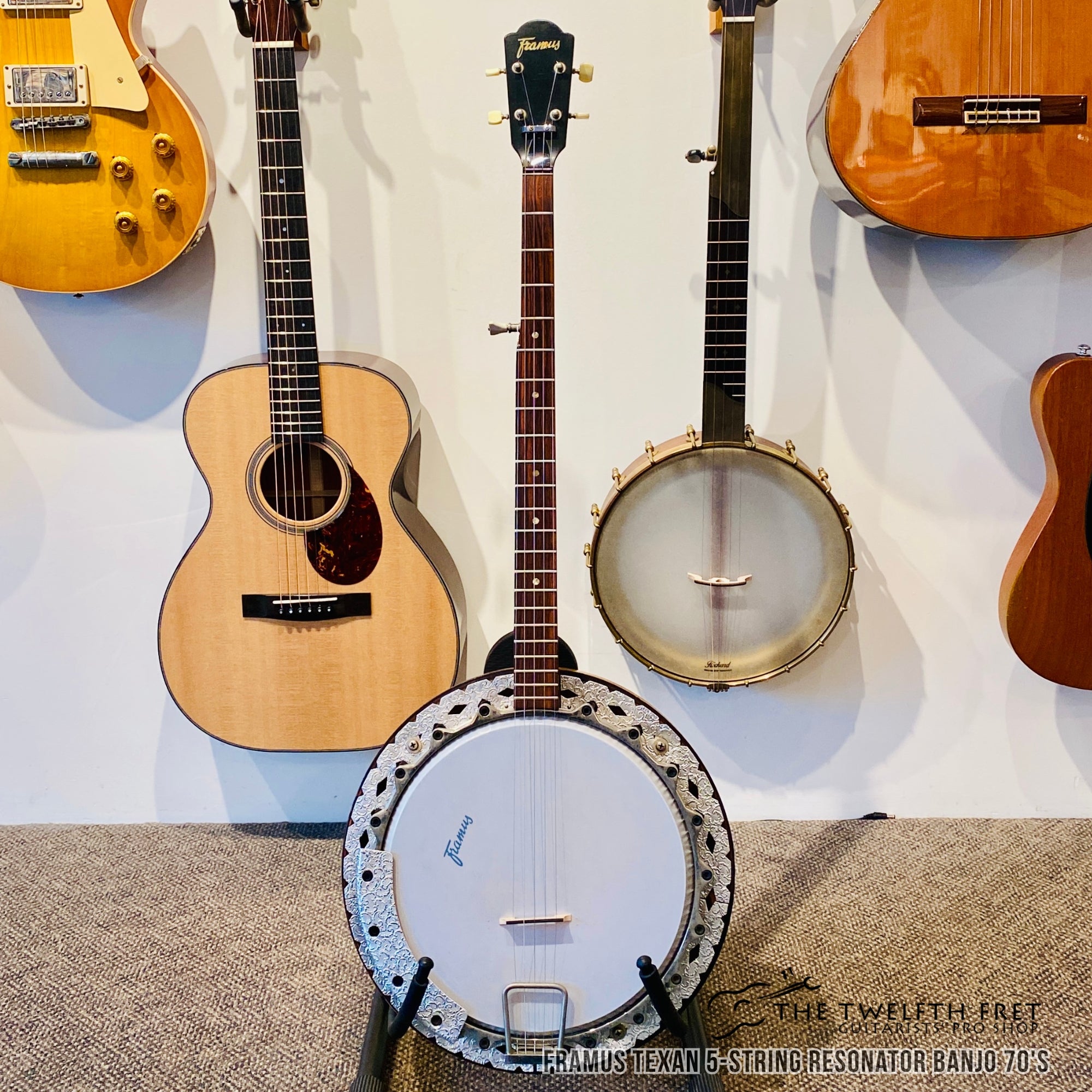 Framus Texan 5-String Resonator Banjo 70's - The Twelfth Fret
