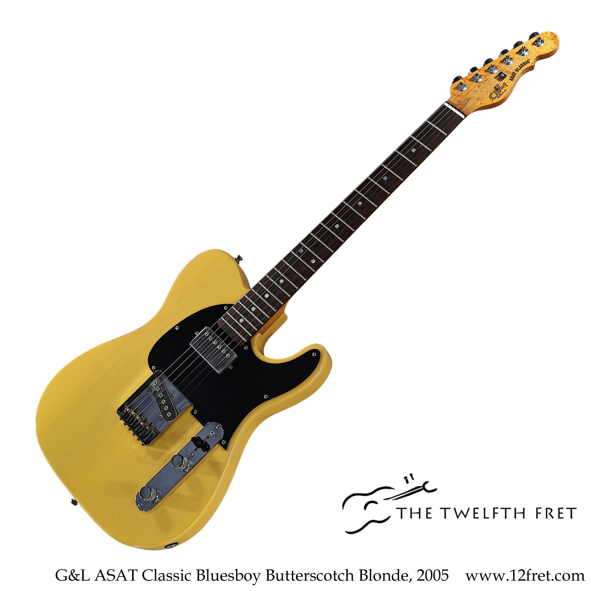G&L ASAT Classic Bluesboy Butterscotch Blonde, 2005 - The Twelfth Fret