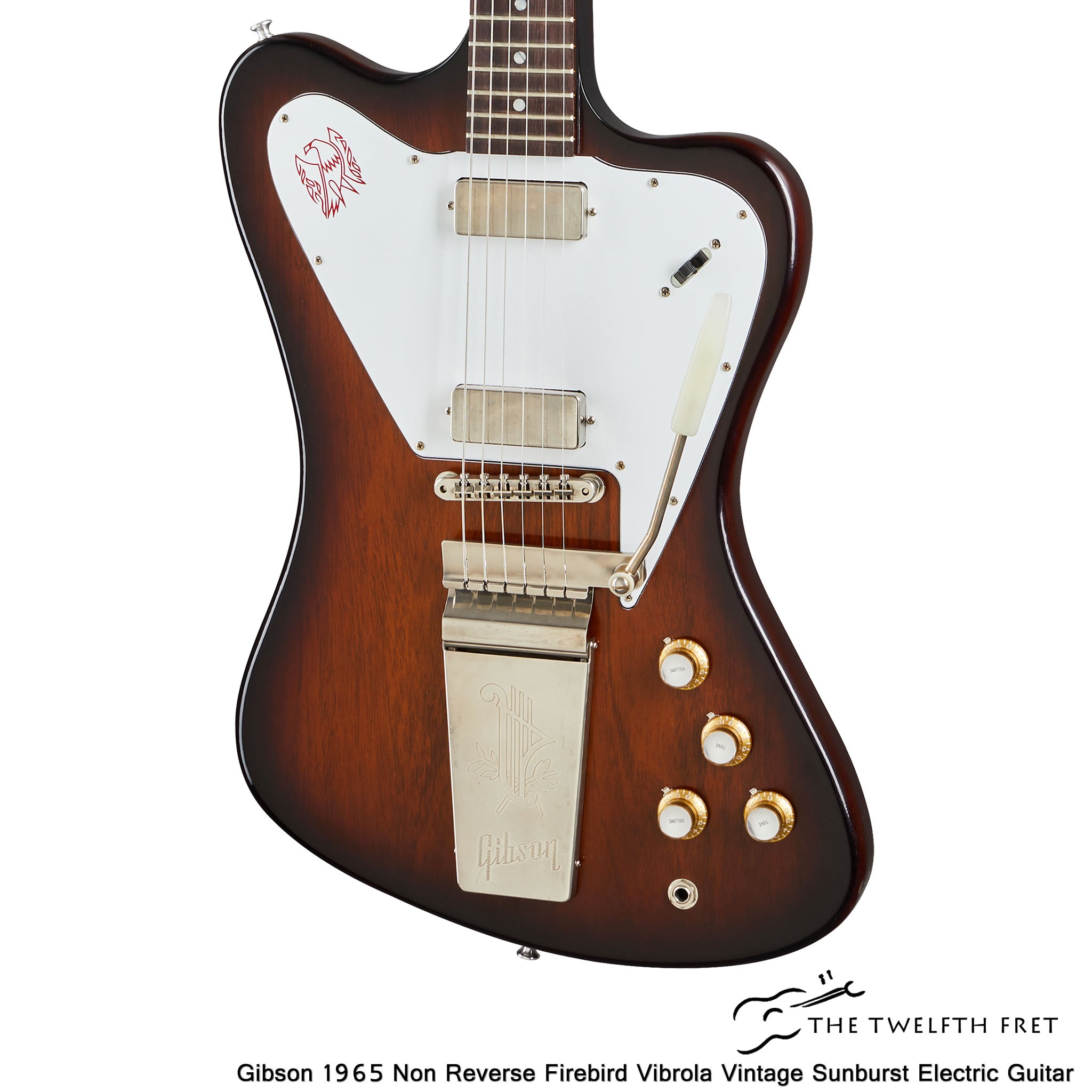 Gibson 1965 Non Reverse Firebird Vibrola Vintage Sunburst Electric Guitar - The Twelfth Fret 