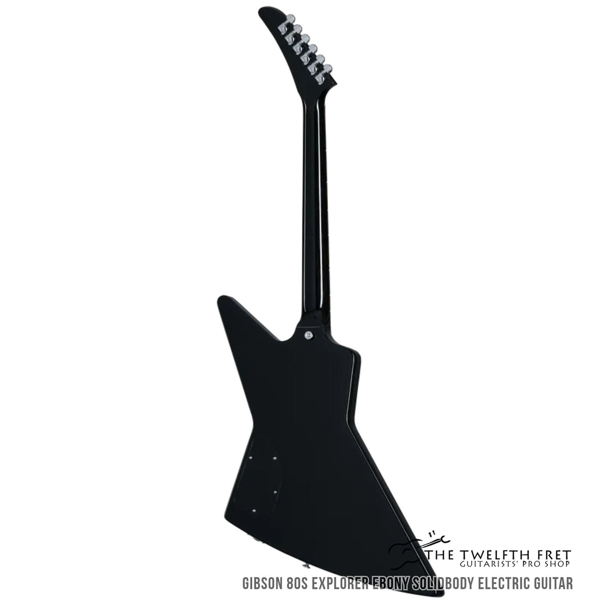Gibson 80s Explorer Ebony Solidbody Electric Guitar - The Twelfth Fret 