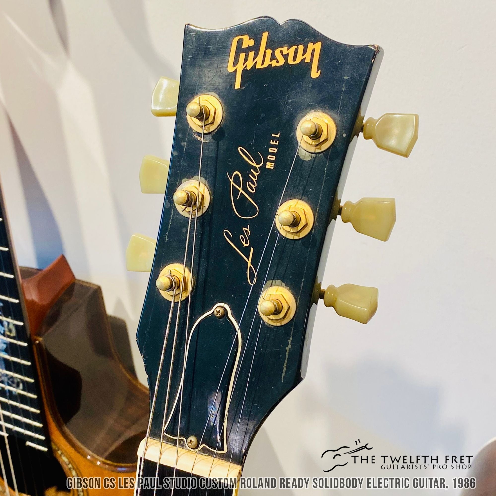 Gibson CS Les Paul Studio Custom Roland Ready Solidbody Electric Guitar, 1986 - The Twelfth Fret