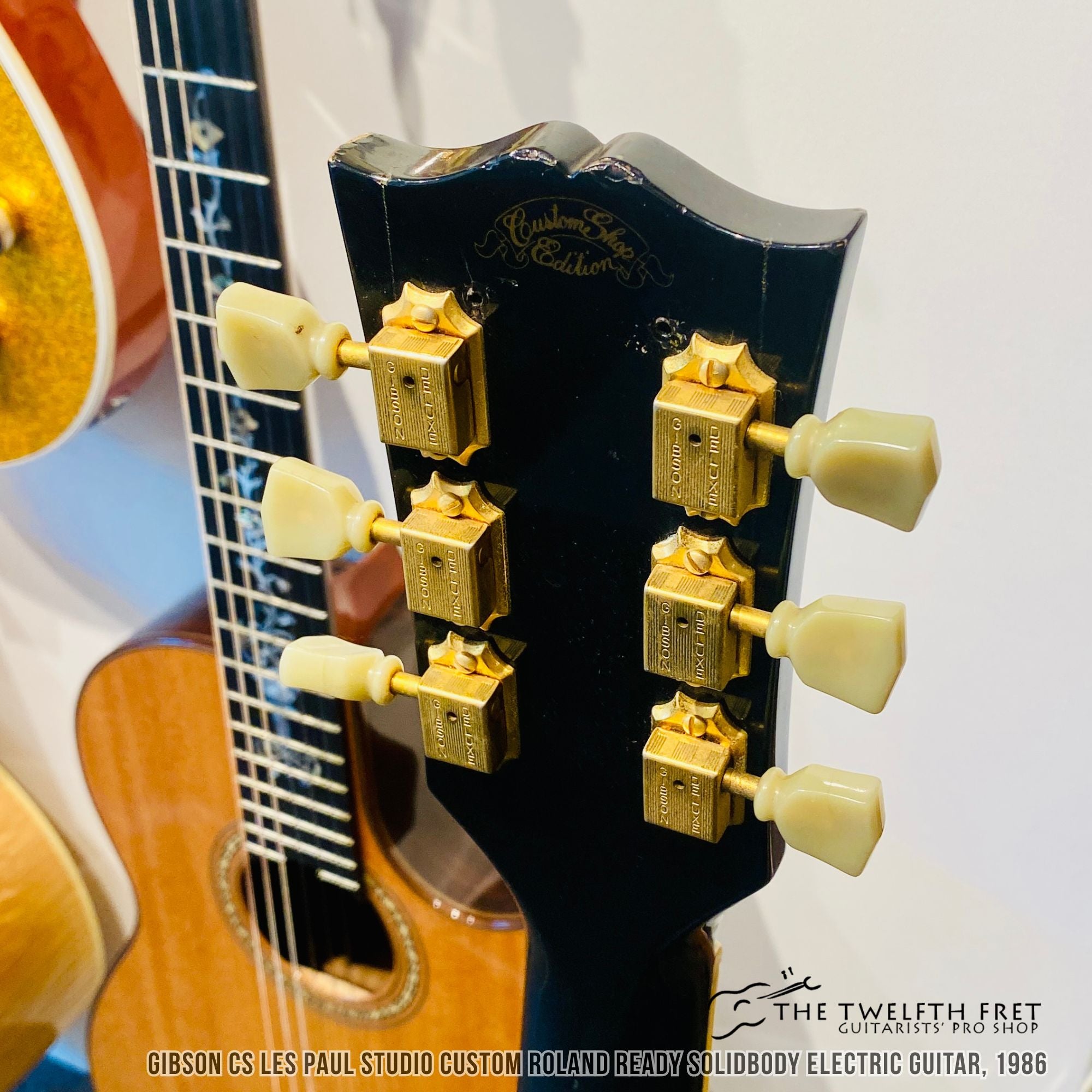 Gibson CS Les Paul Studio Custom Roland Ready Solidbody Electric Guitar, 1986 - The Twelfth Fret